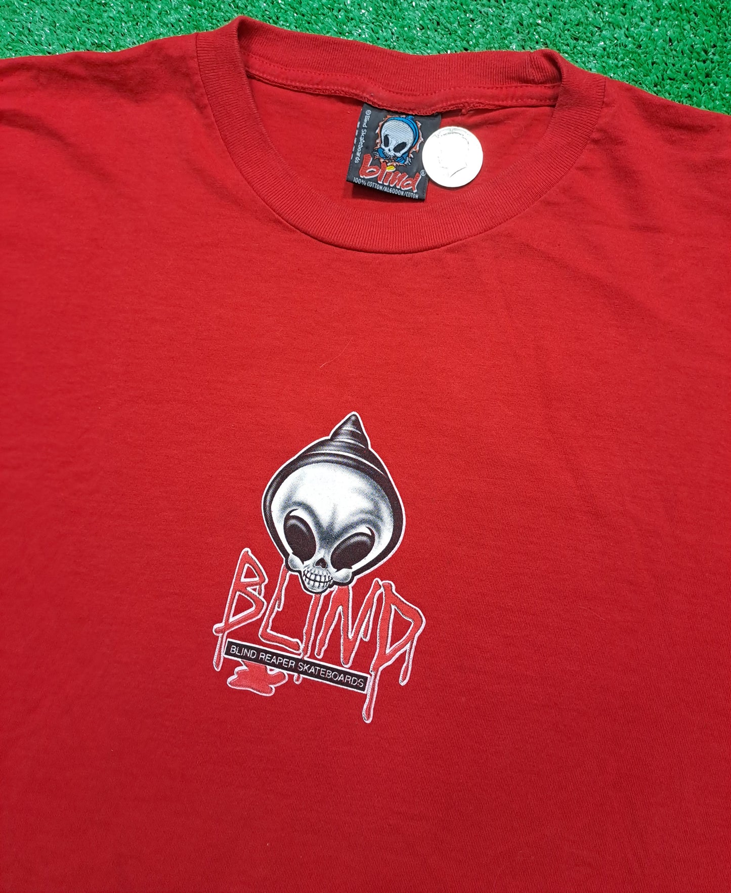 Camiseta T-shirt Blind Reaper Skateboards Vintage 90s Y2K