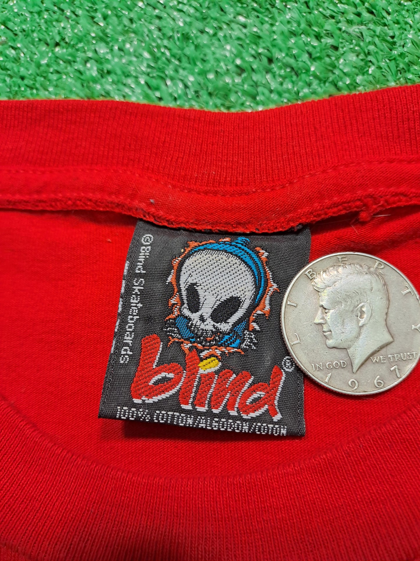 Camiseta T-shirt Blind Reaper Skateboards Vintage 90s Y2K
