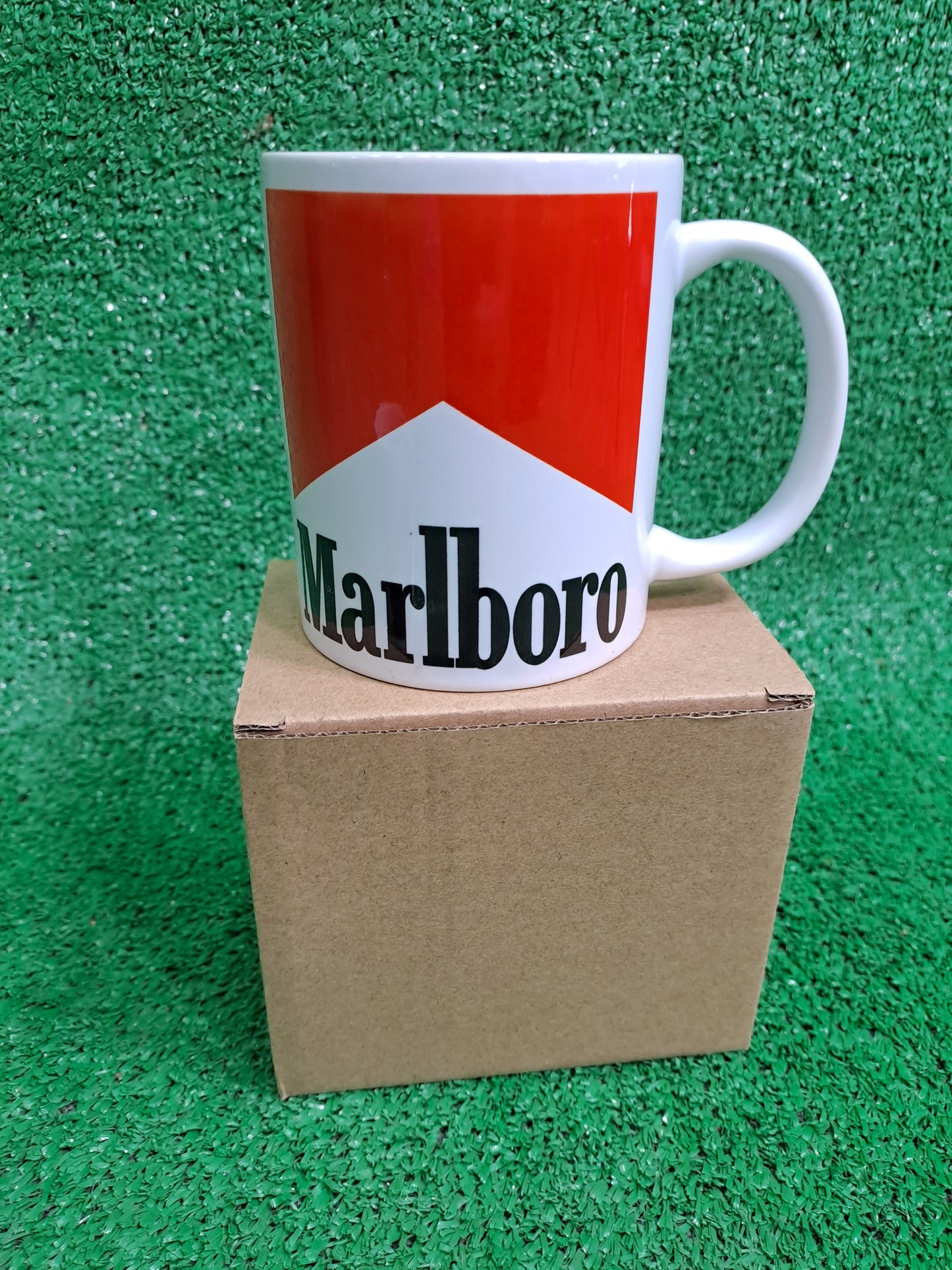 Taza Cerámica Personalizada Logo Marlboro Vintage 90s