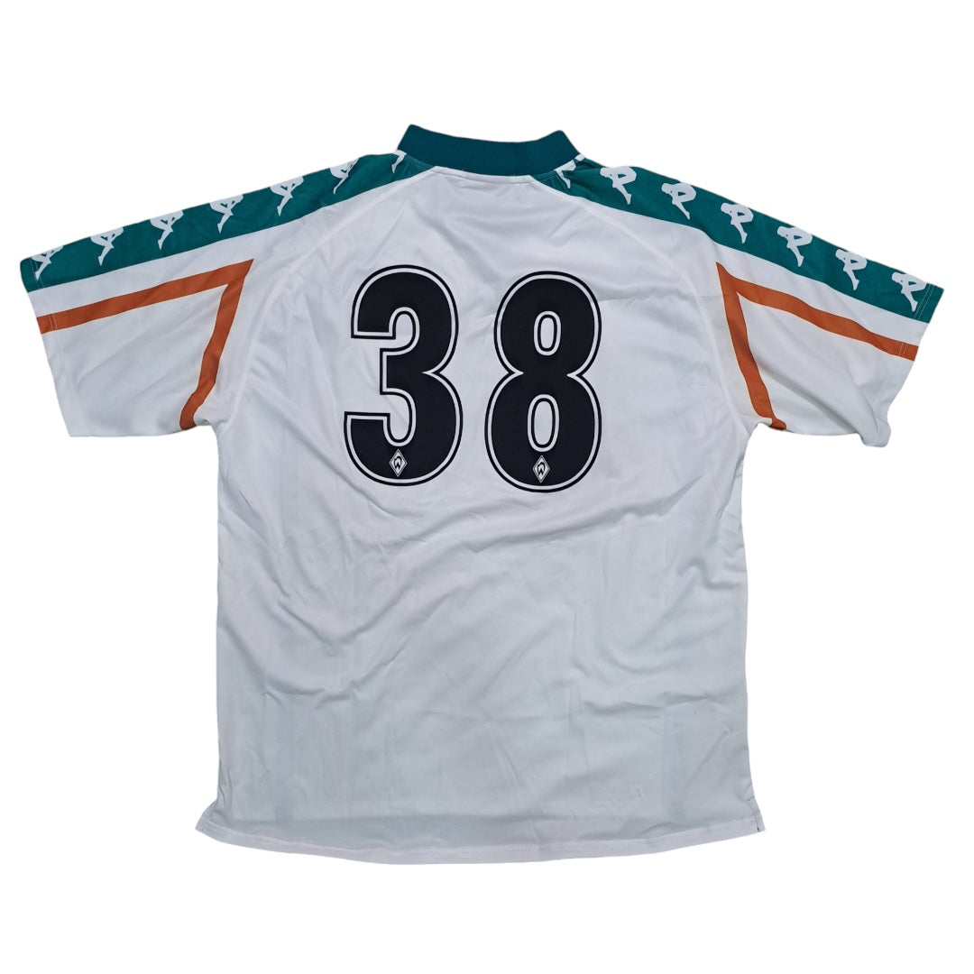 Camiseta T-shirt Kappa Werder Bremen 2000 Schierenbeck 38 Size XL