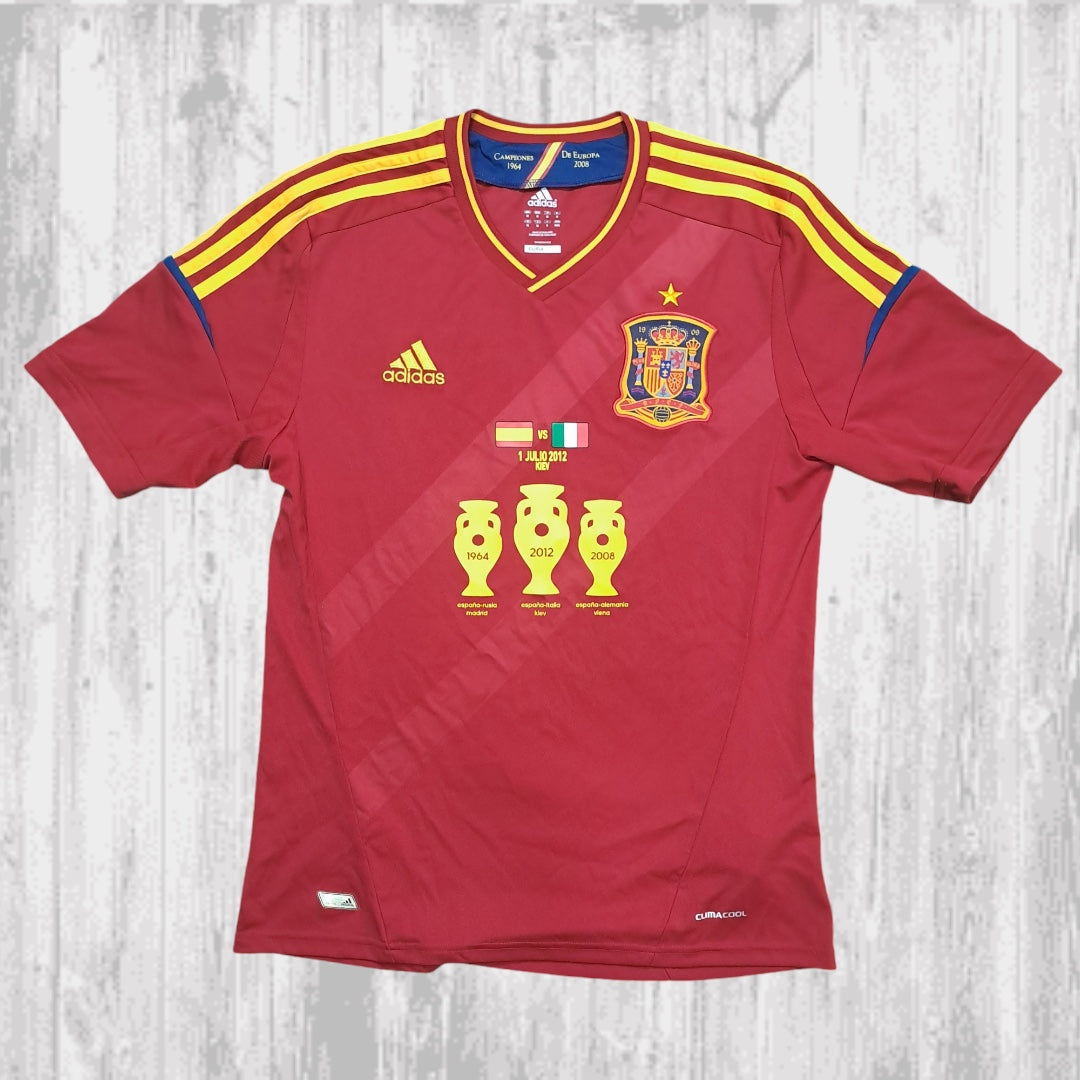 Camiseta T-shirt Adidas España Eurocopa 2012 Tricampeona Size M