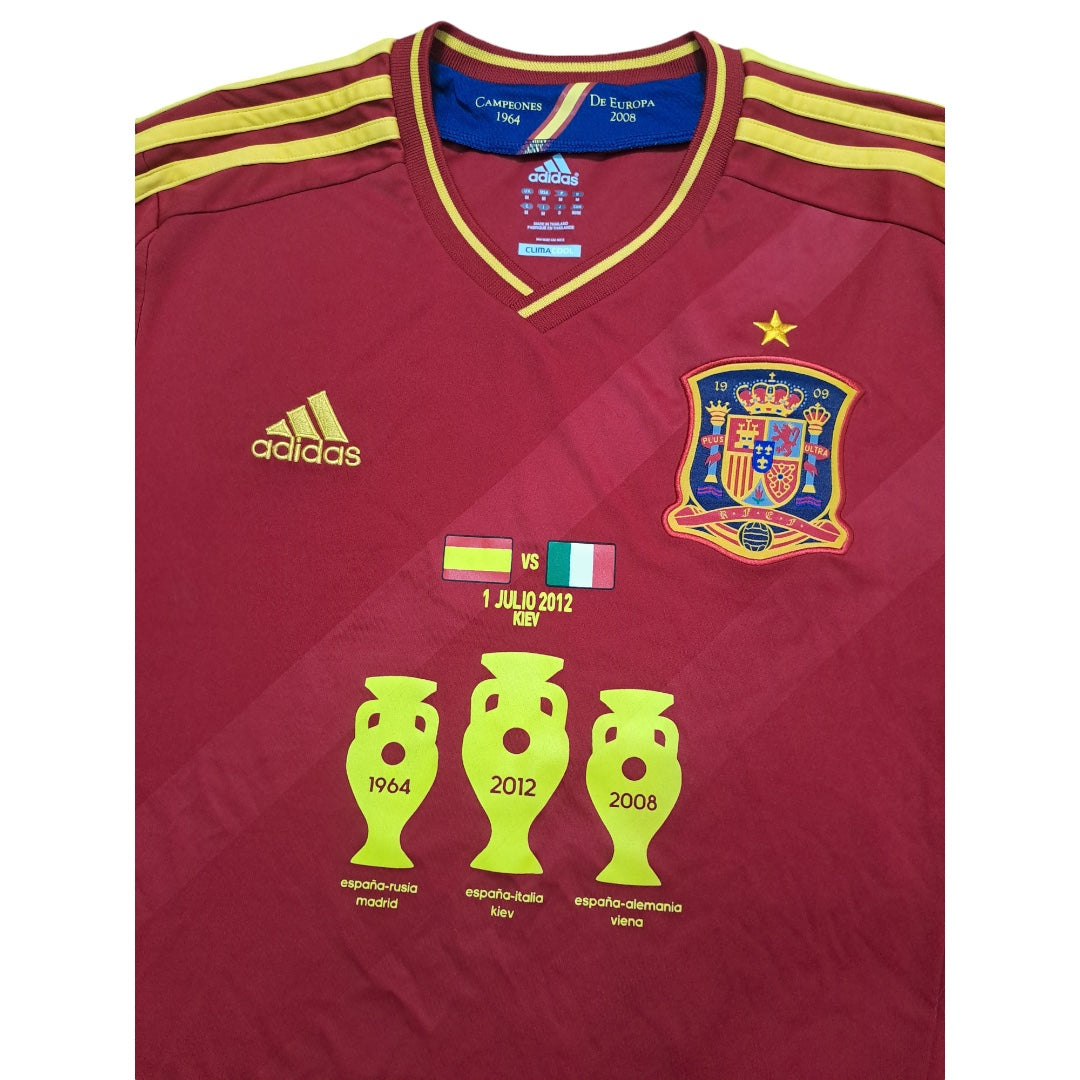 Camiseta T-shirt Adidas España Eurocopa 2012 Tricampeona Size M