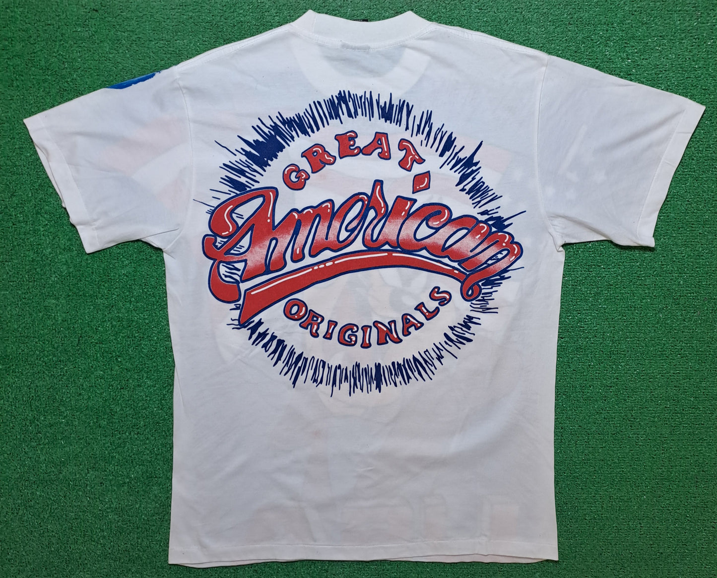 Camiseta T-shirt Taz flag Usa Over print OVP Size L