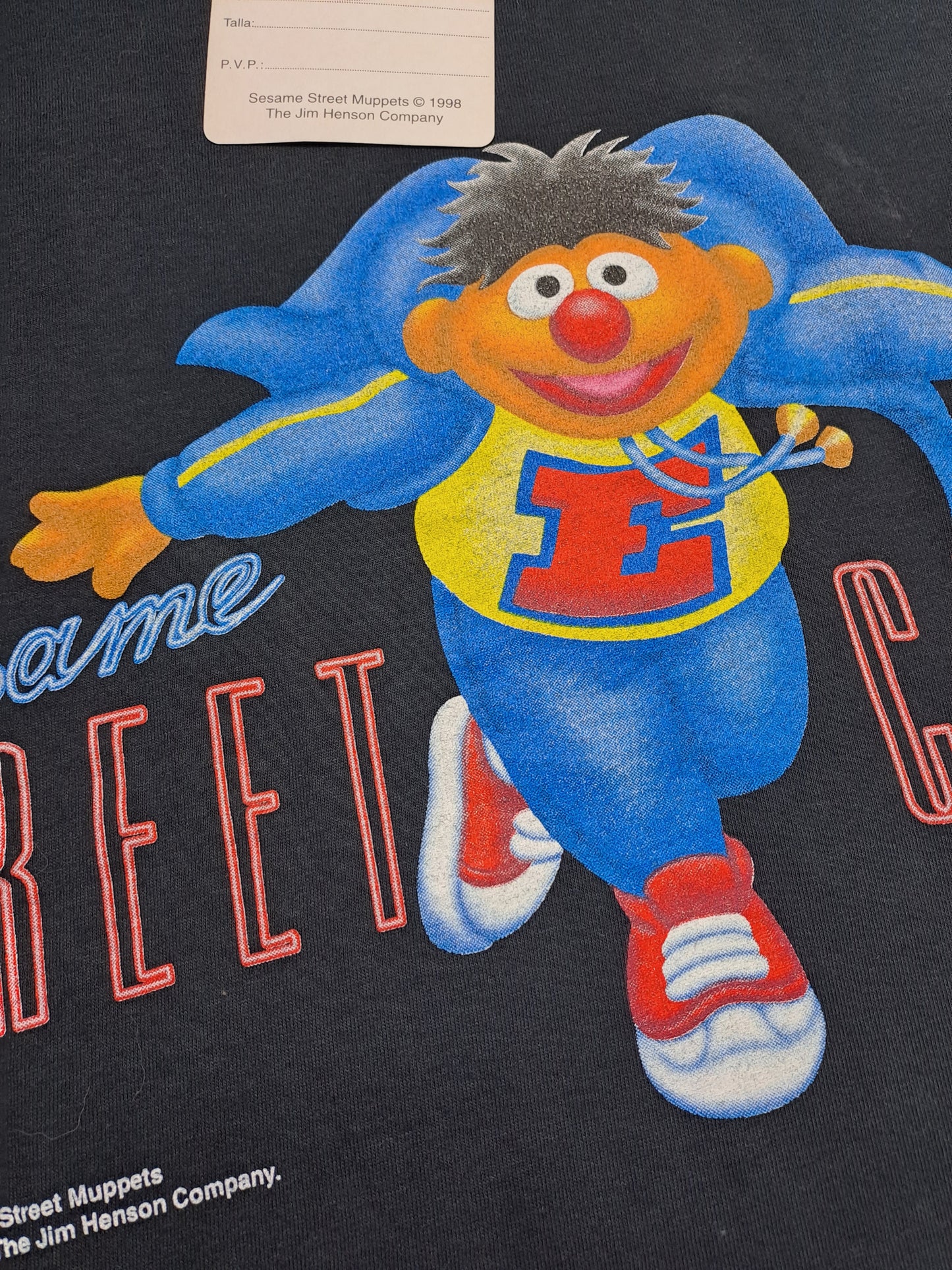 Camiseta T-shirt Sesame Street Cred Epi Ernie Vintage 1999 NWT