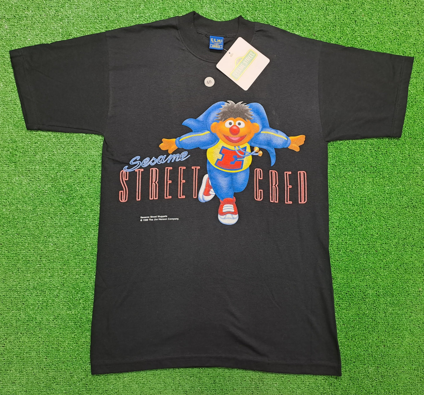 Camiseta T-shirt Sesame Street Cred Epi Ernie Vintage 1999 NWT