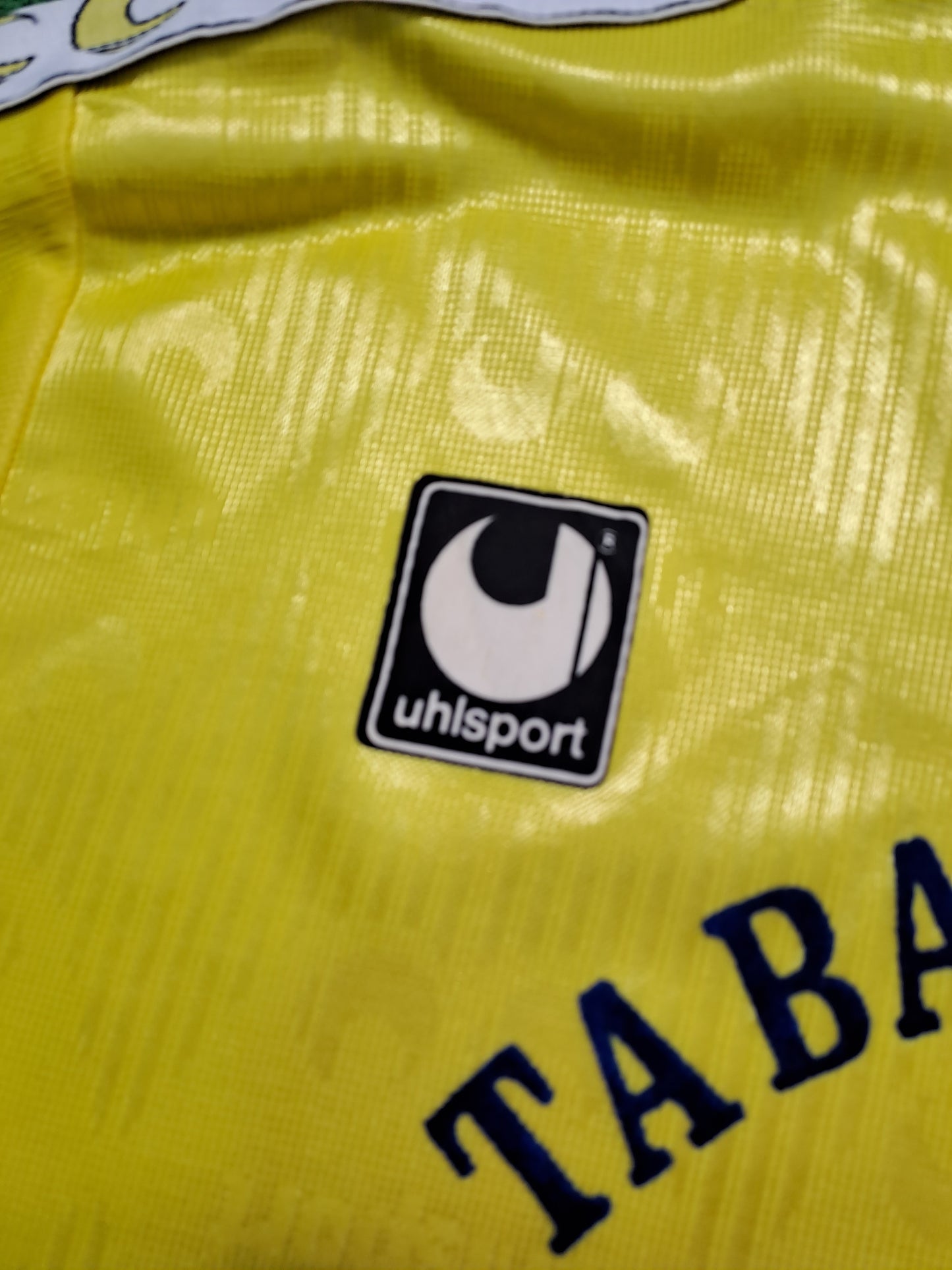 Camiseta T-shirt Uhlsport Vintage 80s Le poiset M. Lagneau Nº7