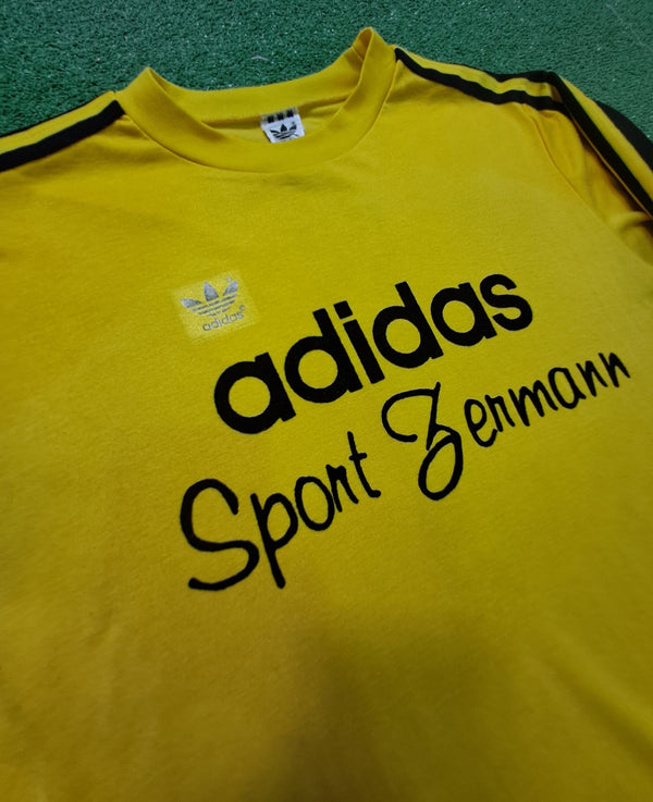 Camiseta T-shirt Adidas Sport Germann Vintage 80s West Germany