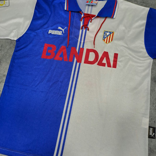 Camiseta Atlético de Madrid Puma Bandai 1996-97 – Vintage Fútbol 90s | Diseño Clásico