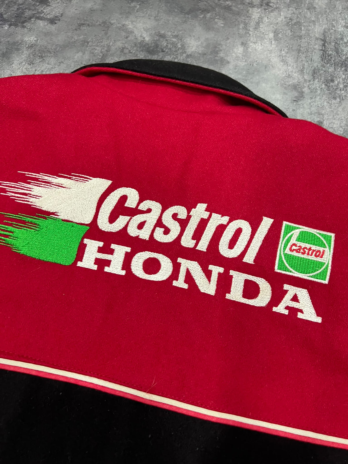Castrol Honda HRC Vintage 90s Racing Jacket – Made in England XL
