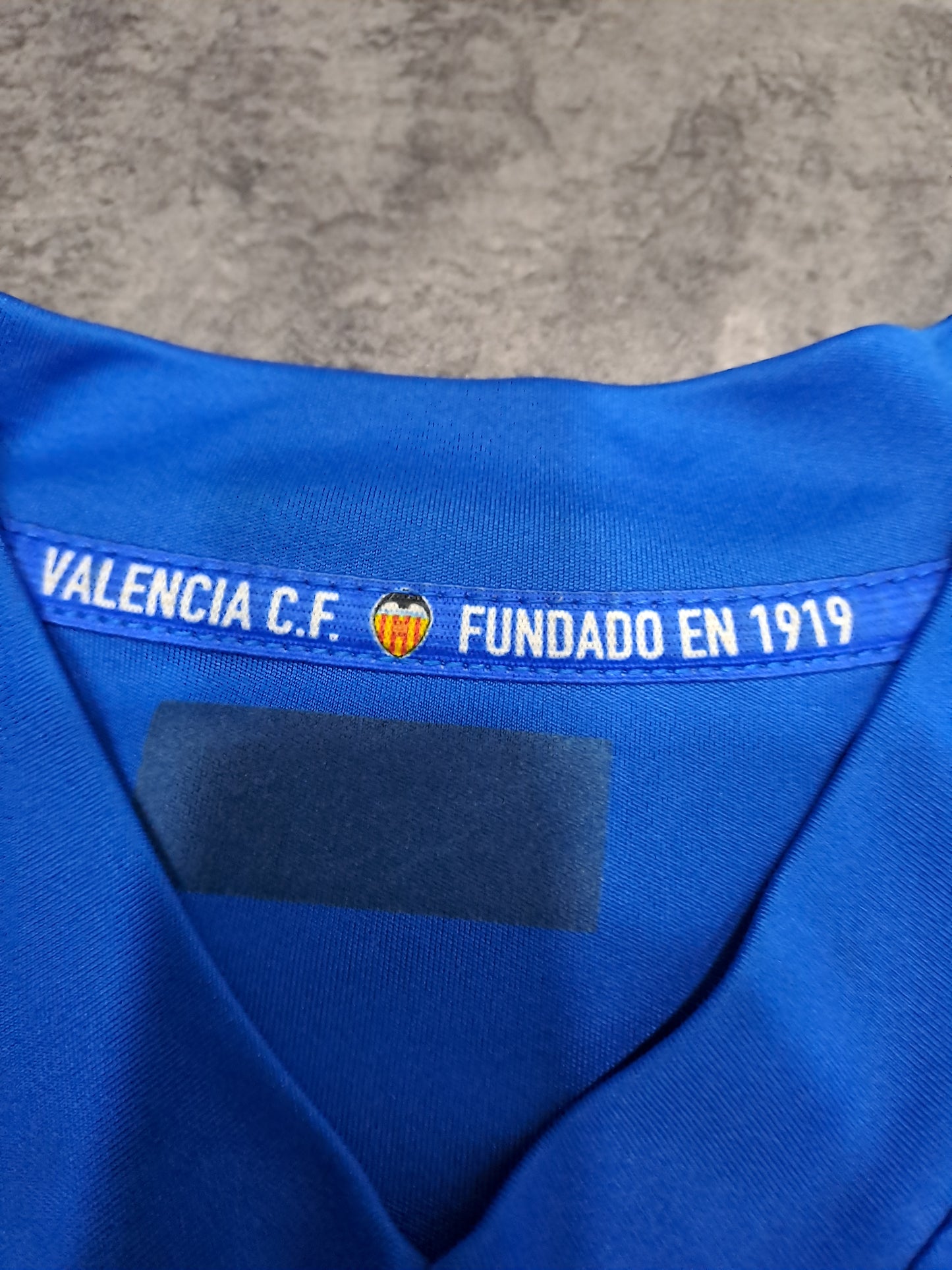 Camiseta Valencia CF Juan Mata 10 Visitante 2009/10 Kappa Vintage Azul Unibet