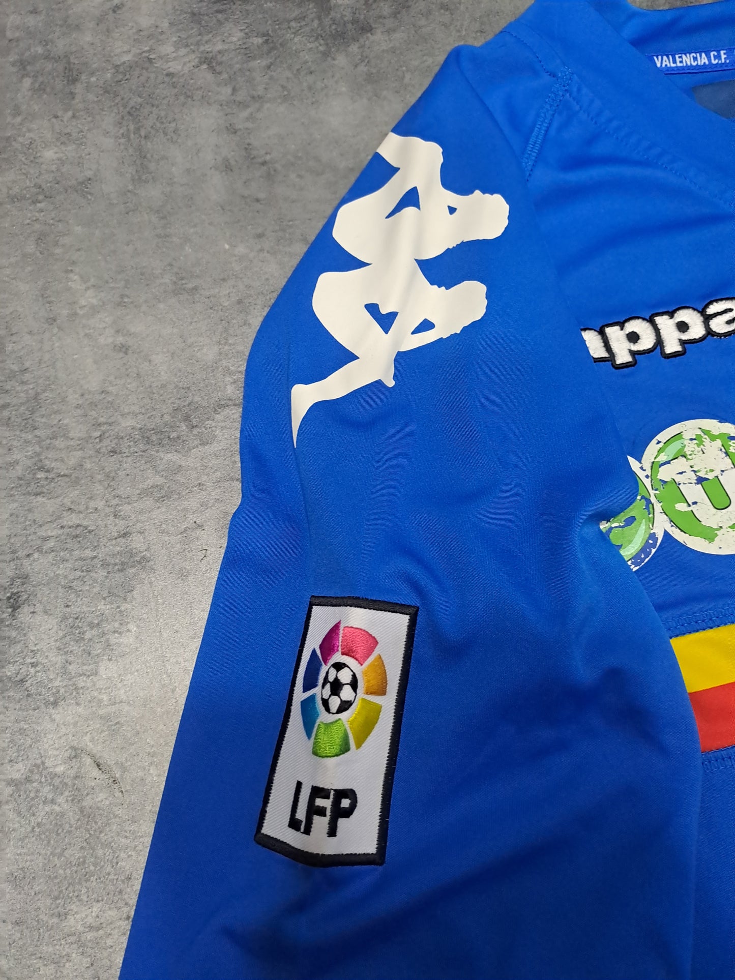 Camiseta Valencia CF Juan Mata 10 Visitante 2009/10 Kappa Vintage Azul Unibet