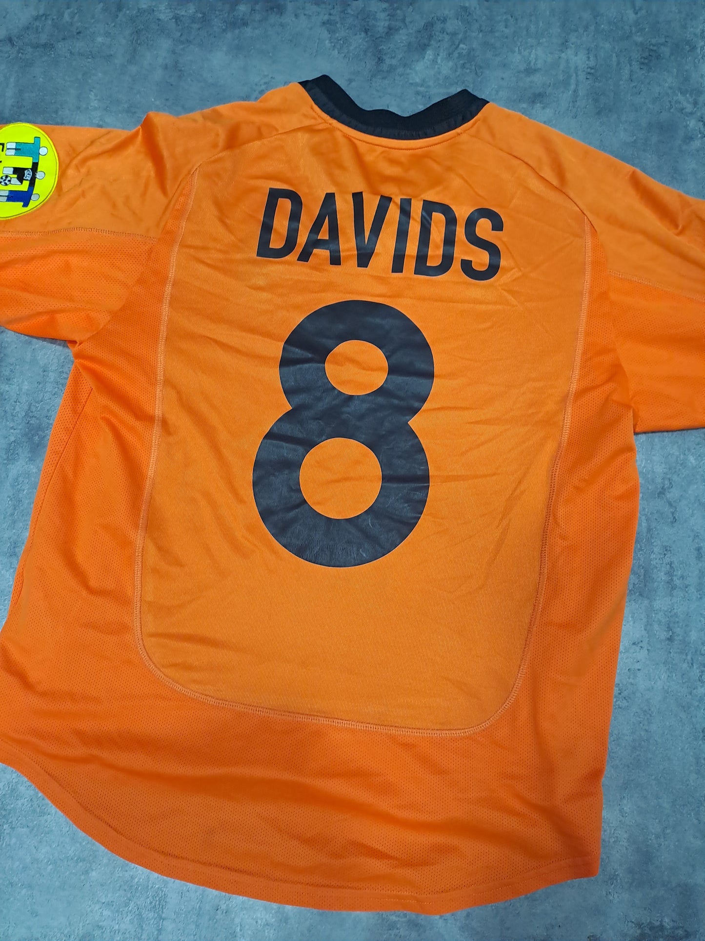 Países Bajos Holanda Nike 2000-02 • Davids #8 • Euro 2000 •