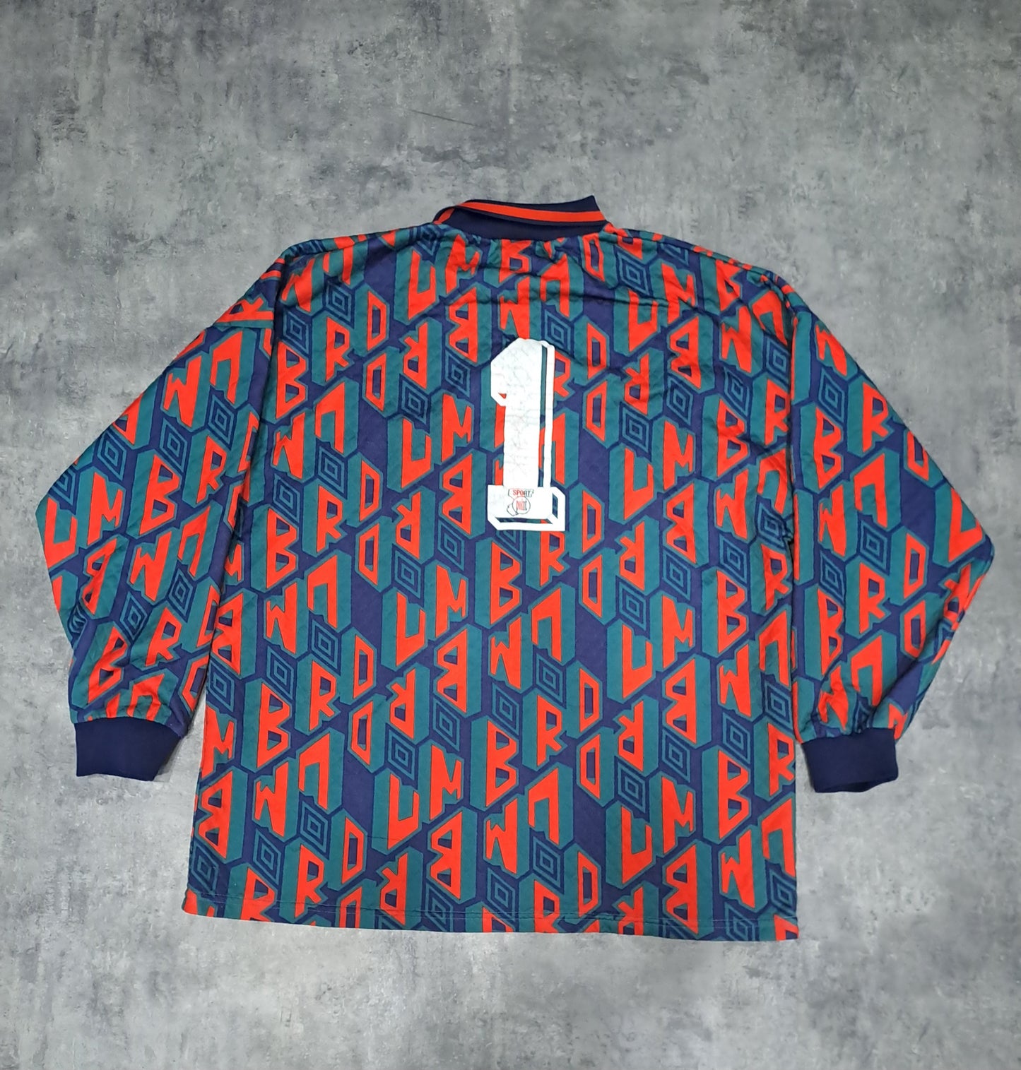 Umbro Portero 90s • Sheraton Nicolaus • #1 • XL • Original Vintage Goalkeeper