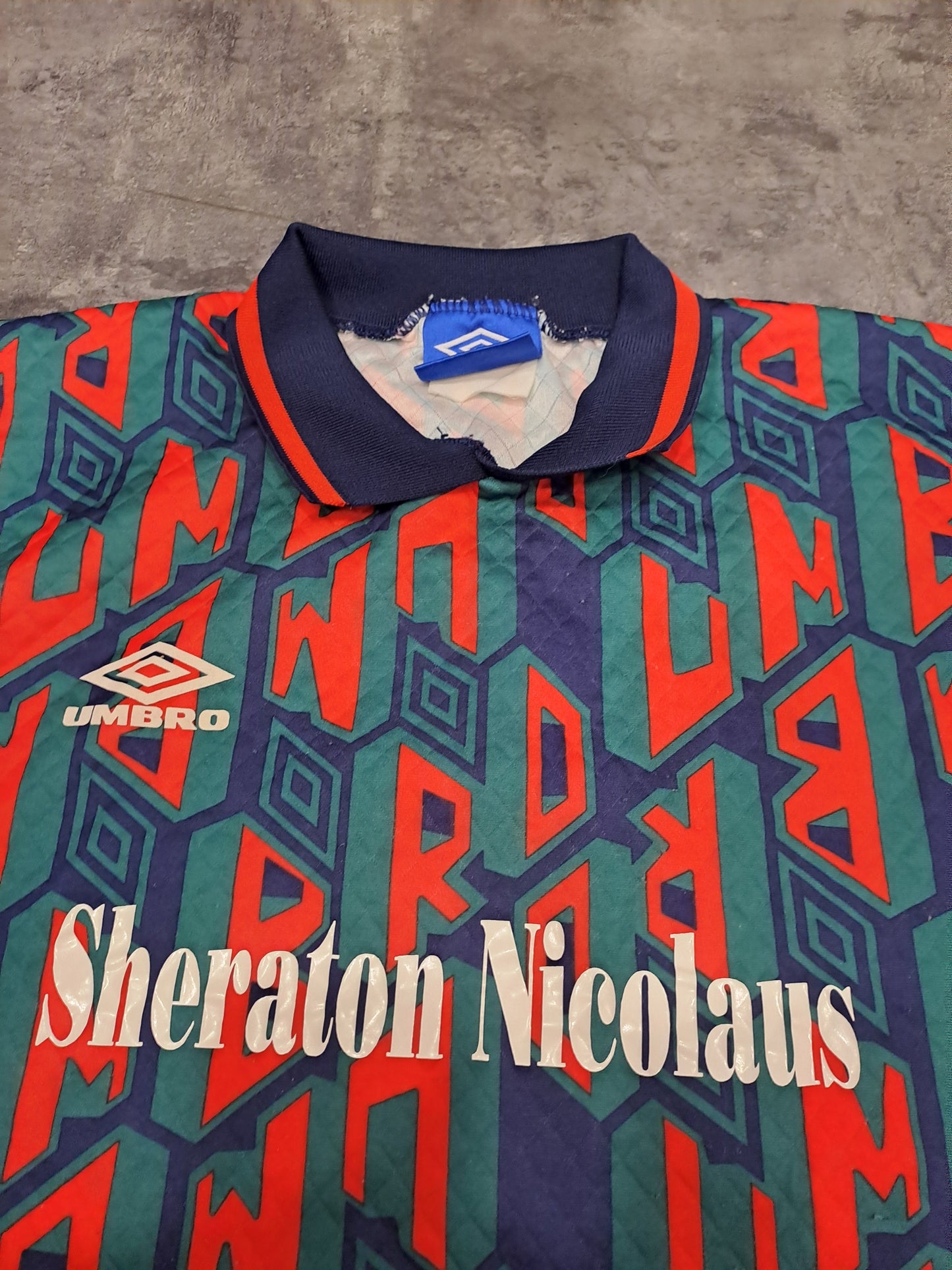 Umbro Portero 90s • Sheraton Nicolaus • #1 • XL • Original Vintage Goalkeeper