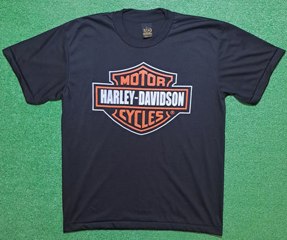 Camiseta T-shirt Harley Davidson 3d Emblem big logo Size L