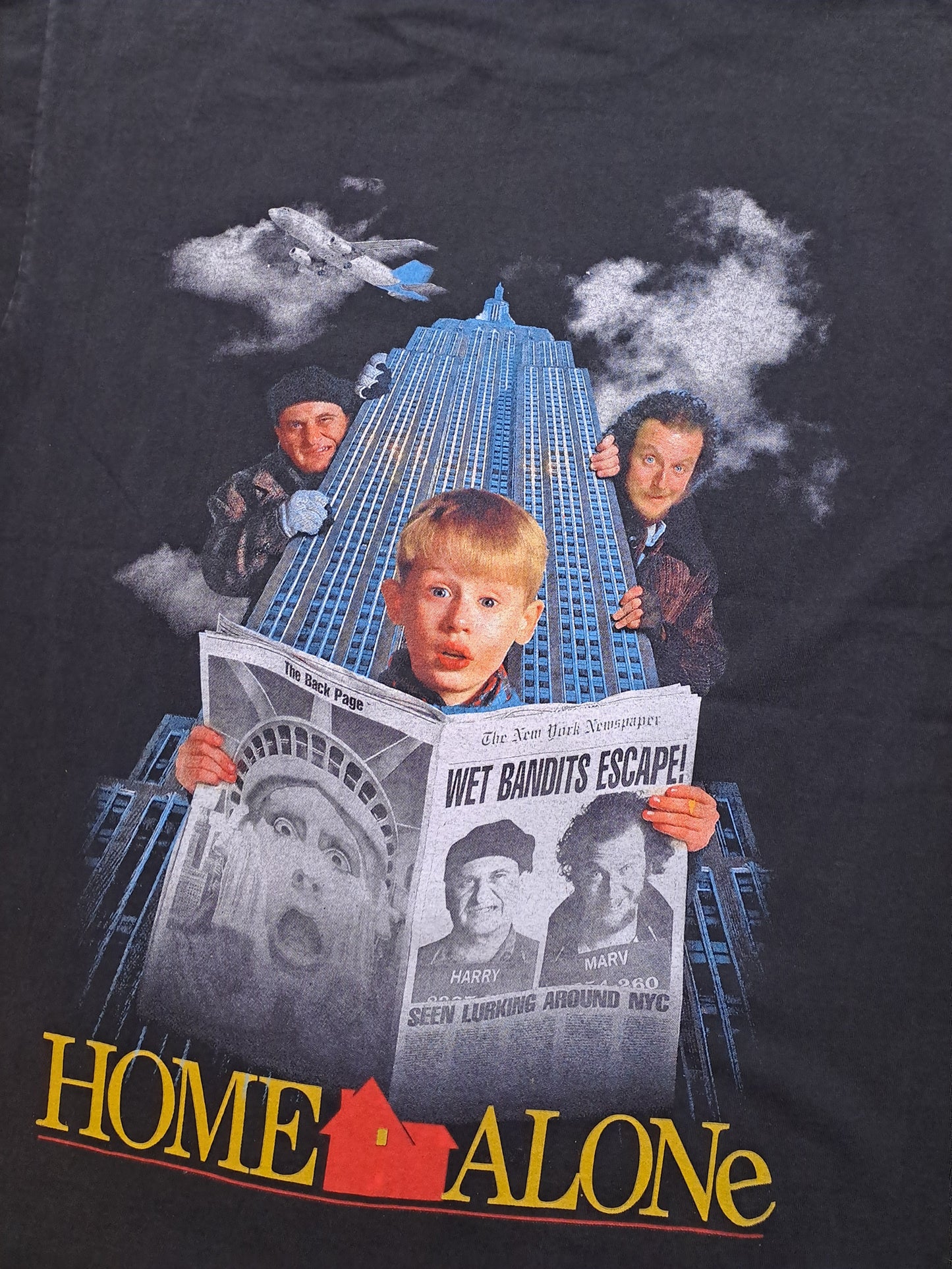 Camiseta T-shirt Bootleg Home Alone Solo en Casa Size L