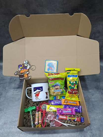 Lote Kit Nostalgia Taza Cecilio Sierra Nevada 1995 Chuches Snacks Vintage