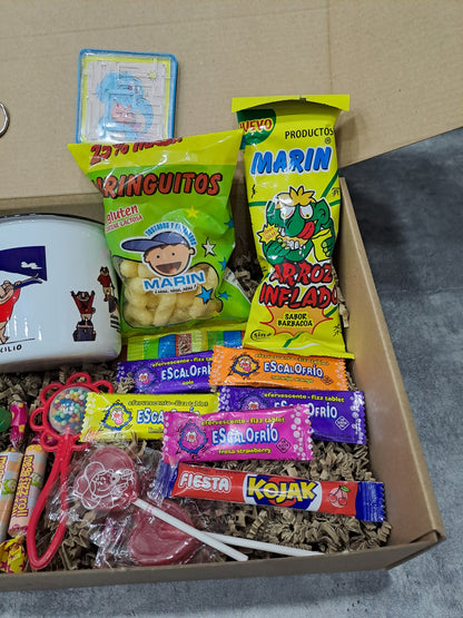 Lote Kit Nostalgia Taza Cecilio Sierra Nevada 1995 Chuches Snacks Vintage