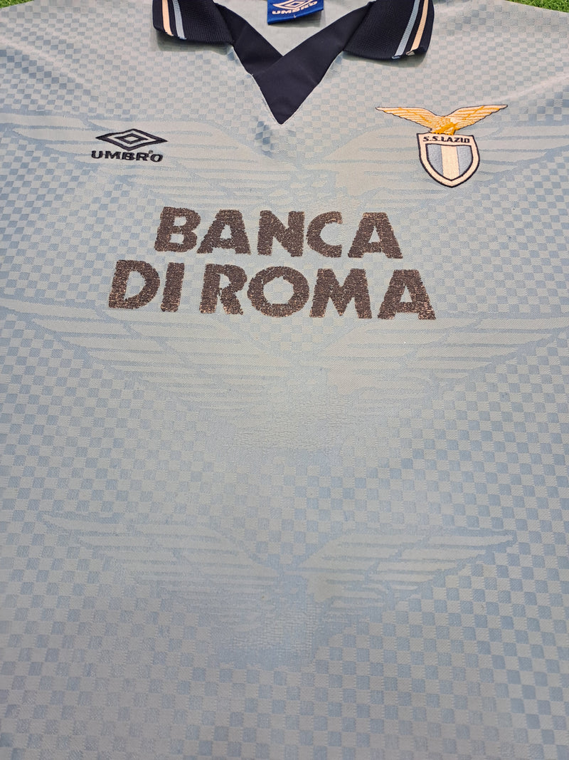 Camiseta T-shirt Umbro SS Lazio 1995 1996 Vintage Banca di Roma
