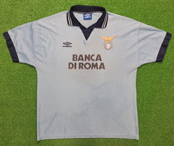 Camiseta T-shirt Umbro SS Lazio 1995 1996 Vintage Banca di Roma