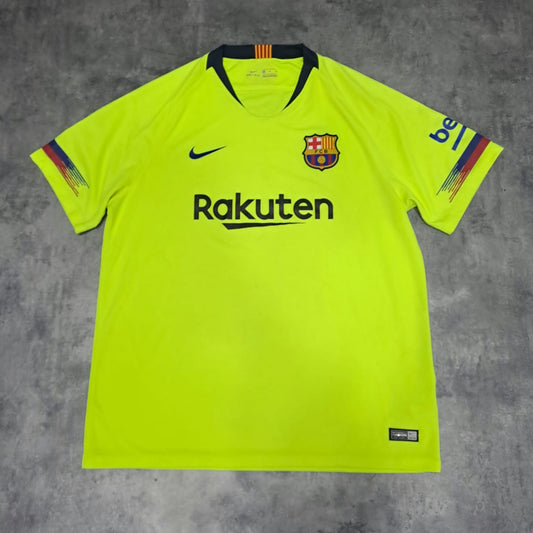 Camiseta FC Barcelona 2018 Visitante Nike Dri-FIT Amarilla Flúor – Talla XL | Oficial LaLiga