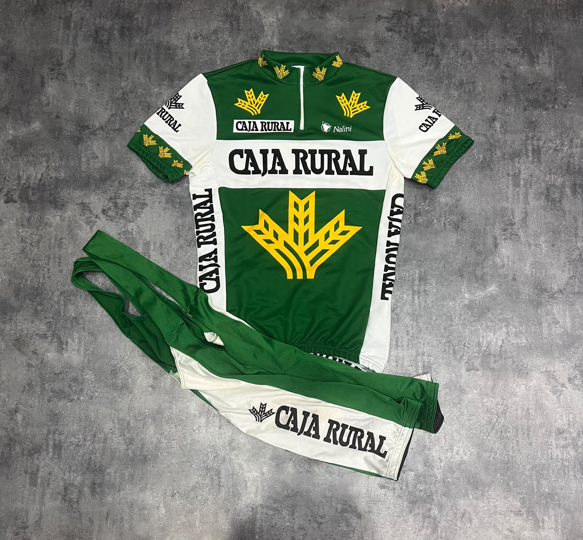 Conjunto Ciclismo Caja Rural Nalini Original 90s – Vintage Made in Italy Cycling Kit
