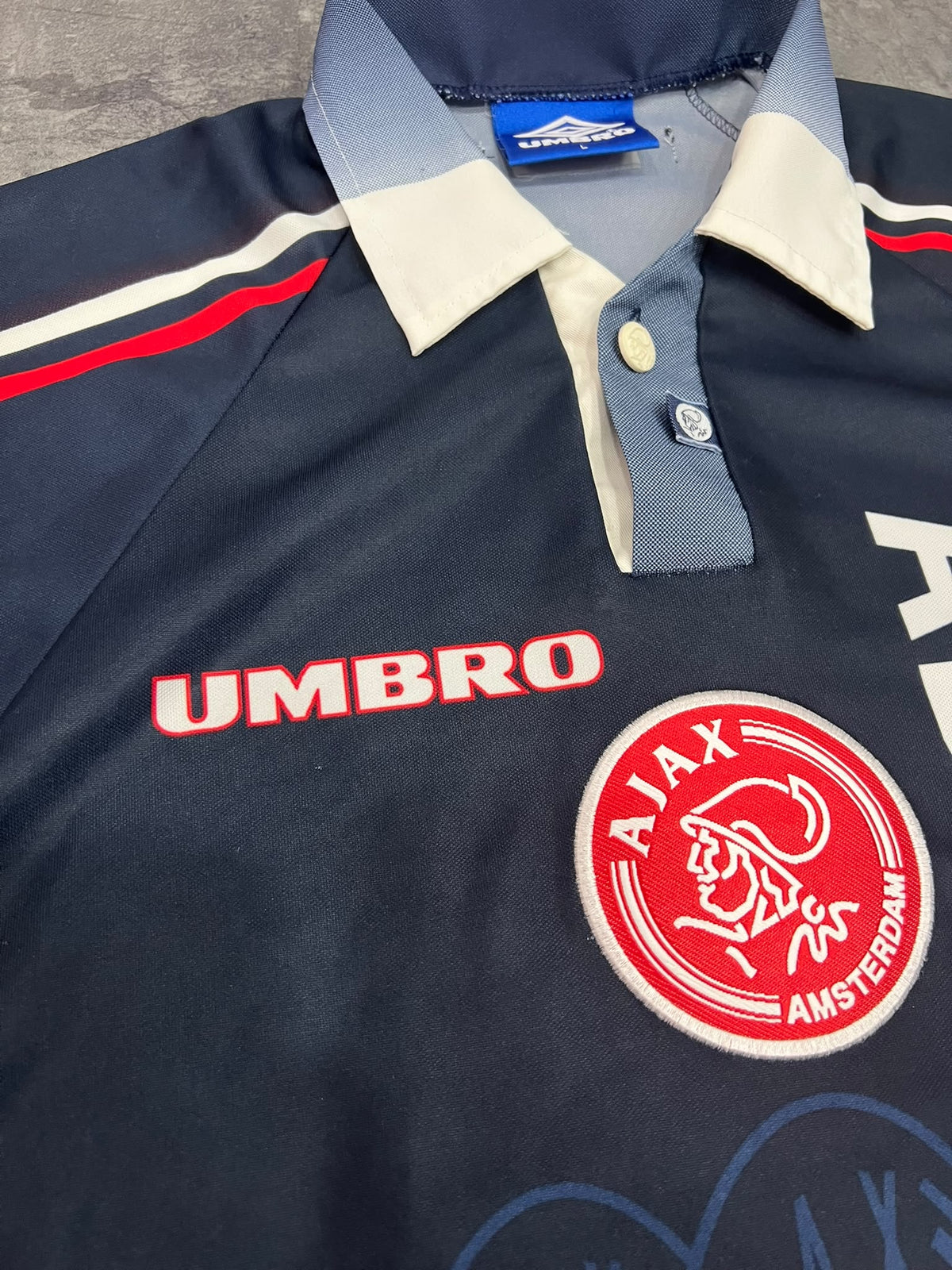 Ajax Amsterdam Umbro 1997/98 Vintage – School of Excellence Jersey L
