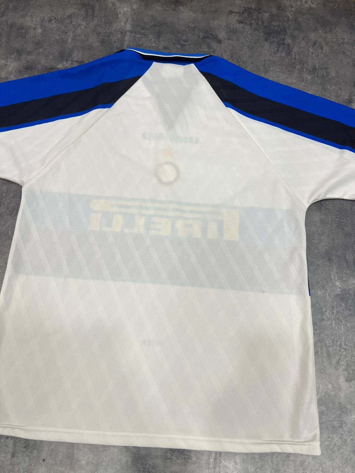 Inter Milan Umbro 1997/98 Away Shirt – Camiseta Vintage Pirelli 90s