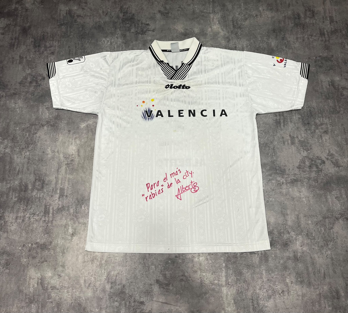 Valencia Vijusa Lotto Alberto #2 Player Issue – Camiseta Vintage 2000s
