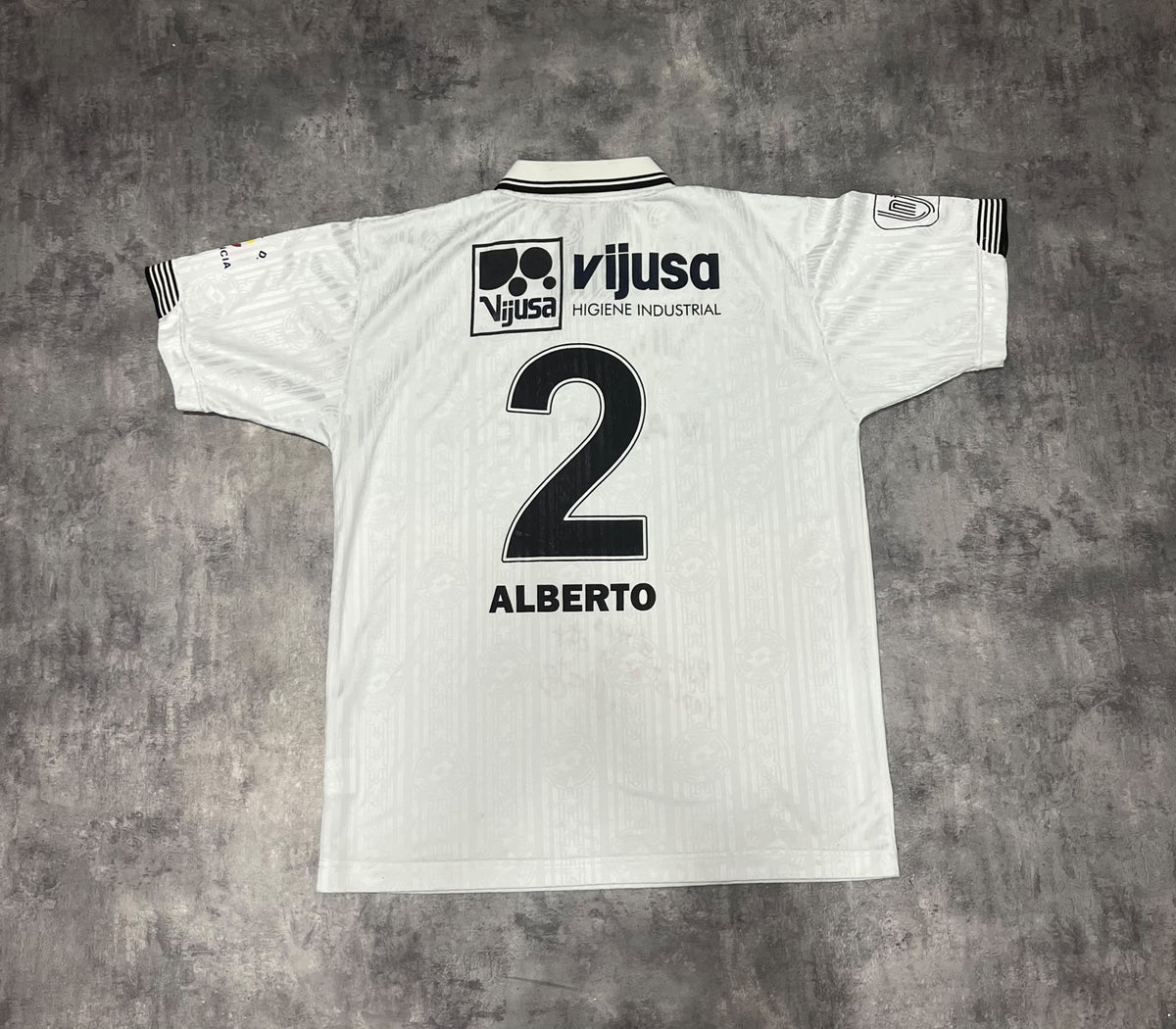 Valencia Vijusa Lotto Alberto #2 Player Issue – Camiseta Vintage 2000s