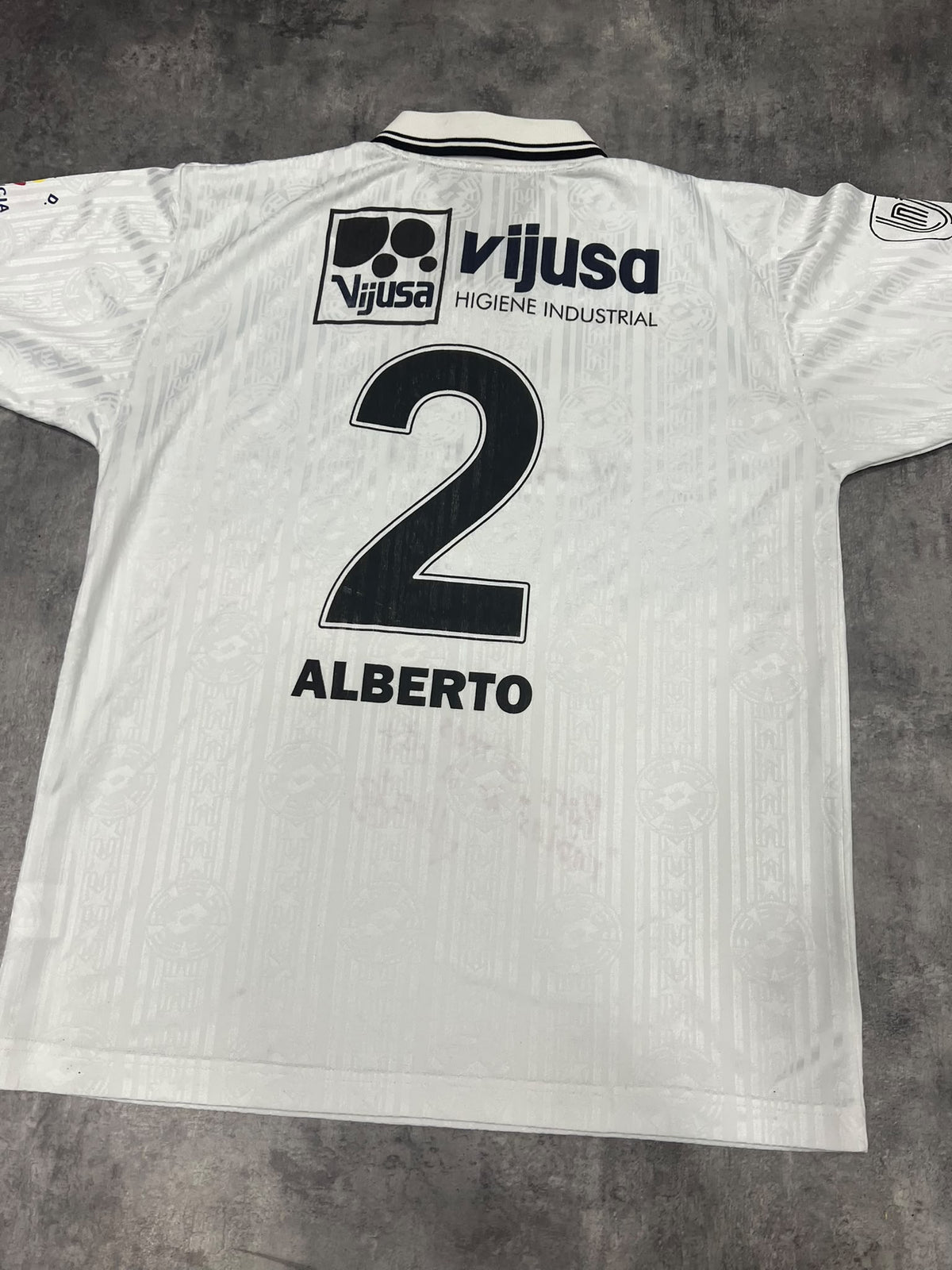 Valencia Vijusa Lotto Alberto #2 Player Issue – Camiseta Vintage 2000s