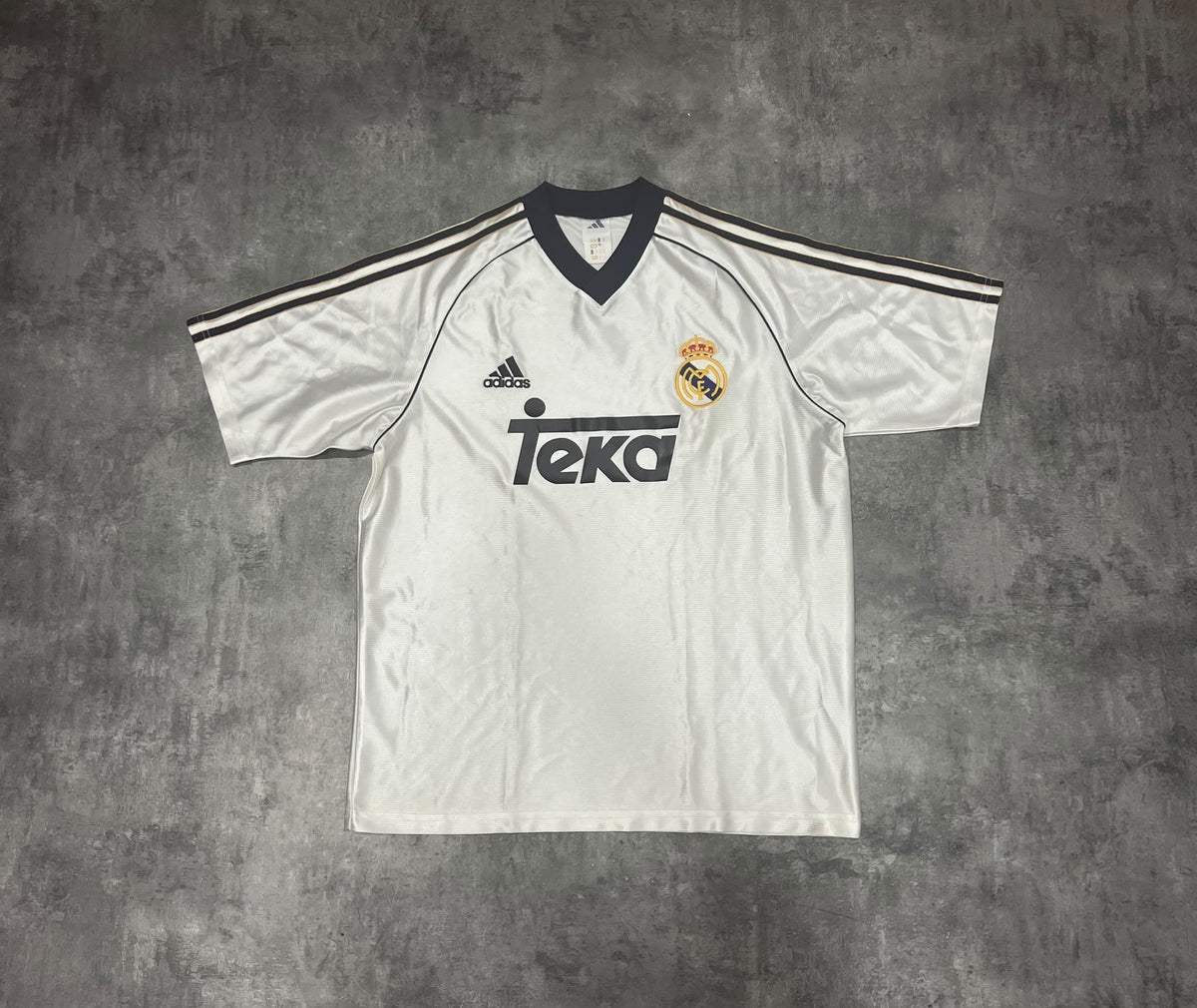 Real Madrid Adidas Teka – Camiseta Vintage 90s