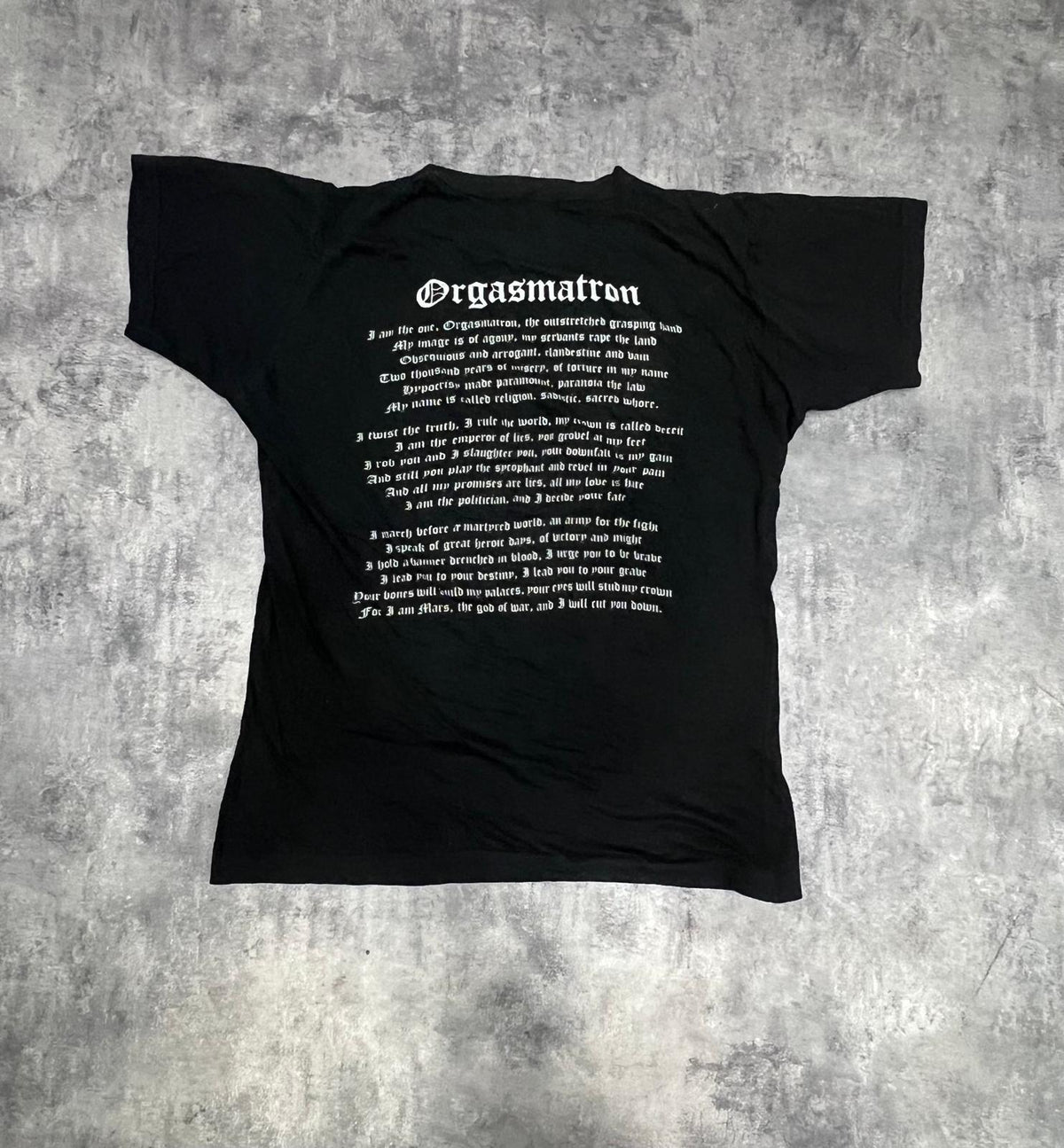 Motörhead Orgasmatron 1986 Vintage T-Shirt – Made in England