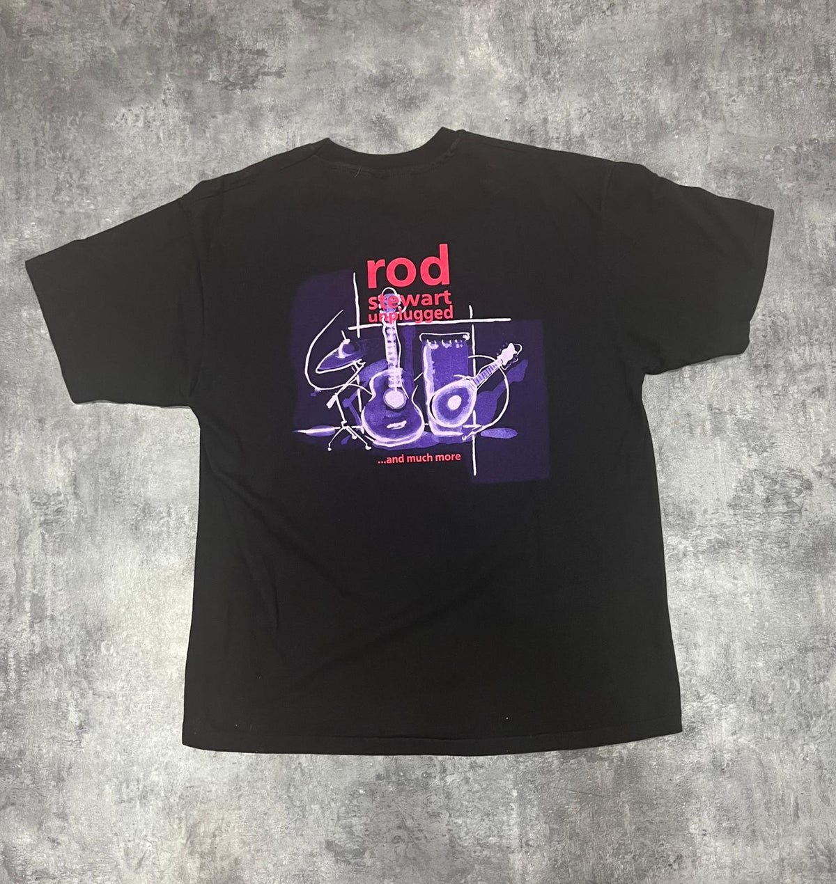 Rod Stewart Unplugged 1993 Vintage T-Shirt – Hanes Made in USA