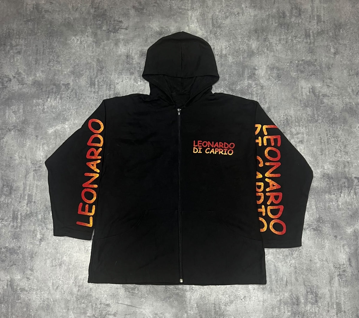 Leonardo DiCaprio 90s Style Full Print Zip Hoodie – Sudadera Retro