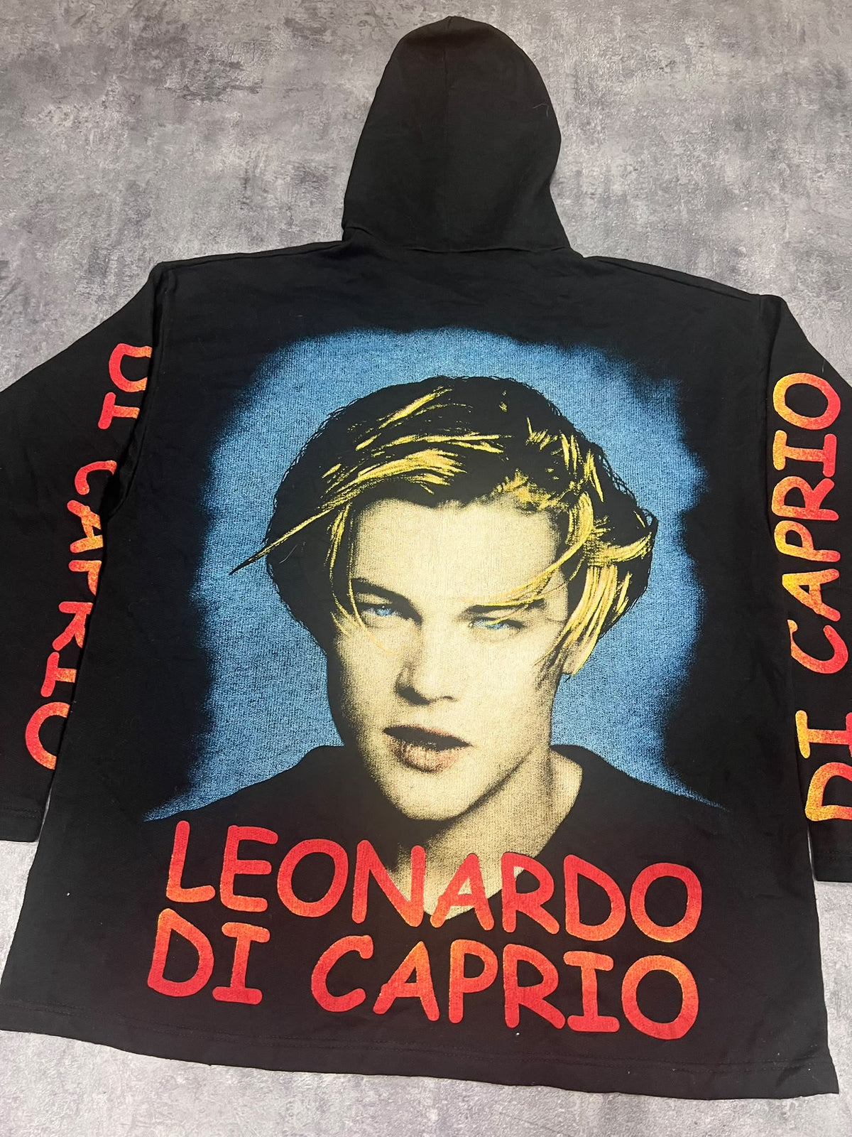 Leonardo DiCaprio 90s Style Full Print Zip Hoodie – Sudadera Retro