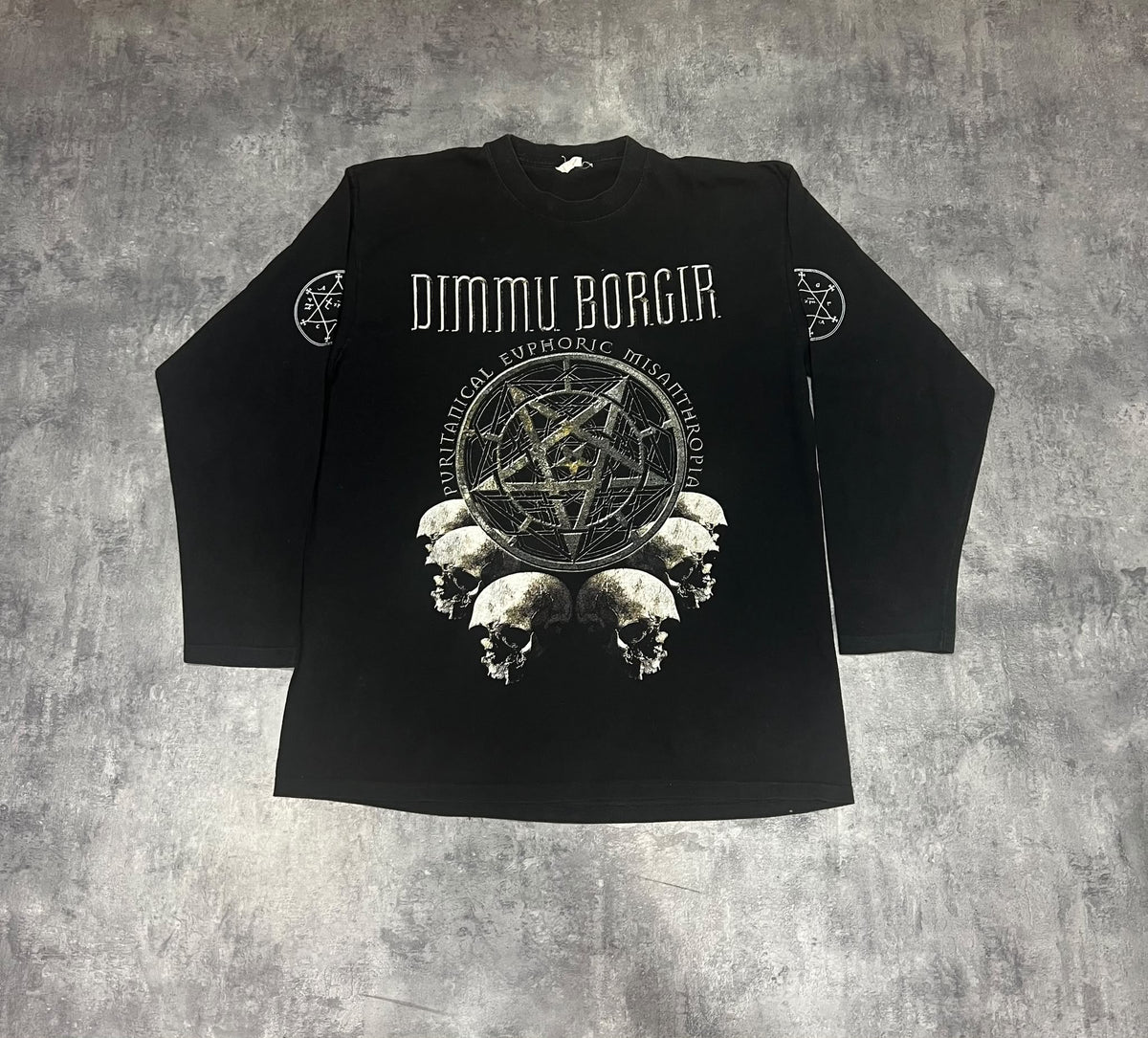 Dimmu Borgir Puritanical Euphoric Misanthropia – Vintage Black Metal Longsleeve