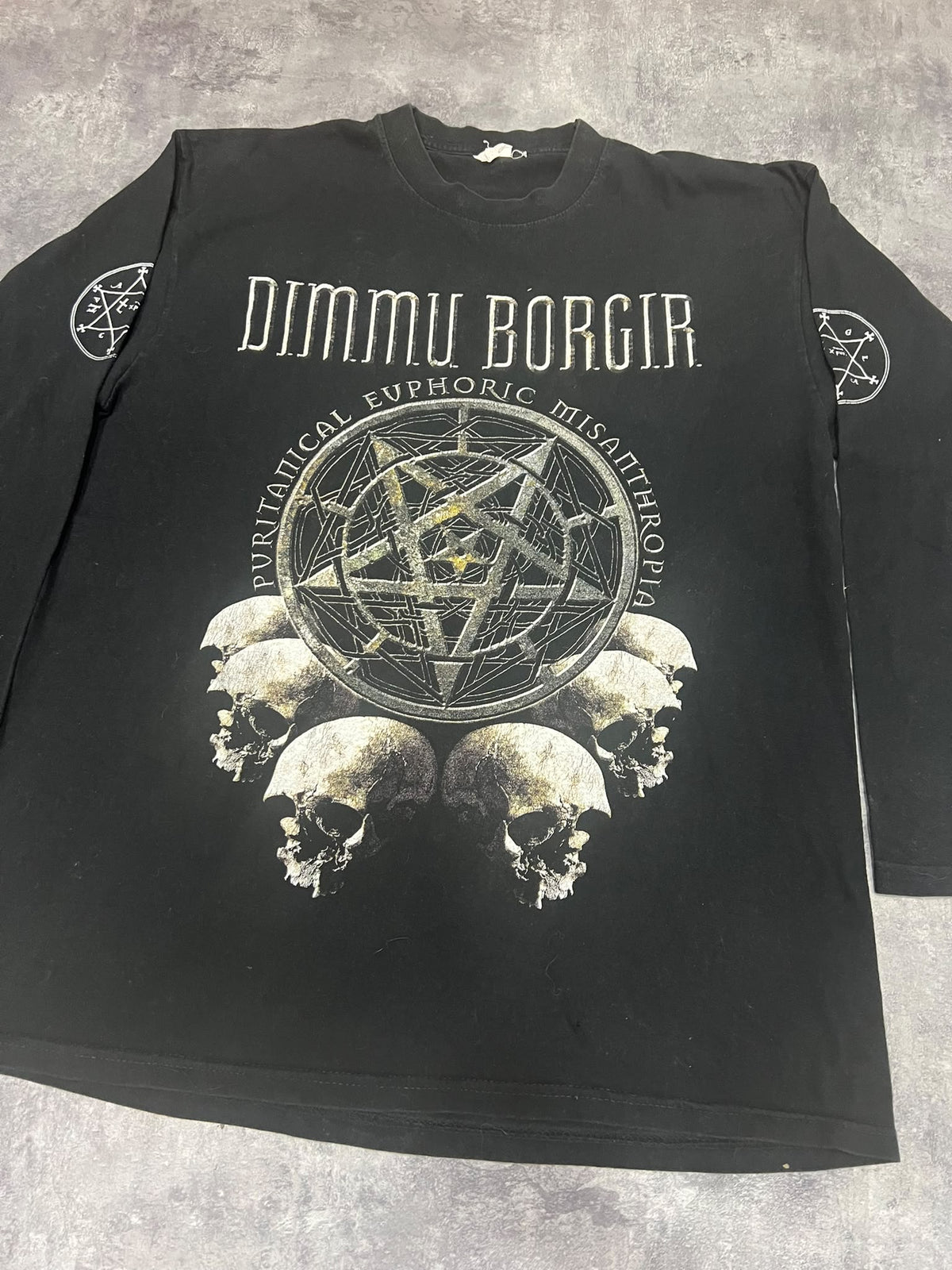 Dimmu Borgir Puritanical Euphoric Misanthropia – Vintage Black Metal Longsleeve