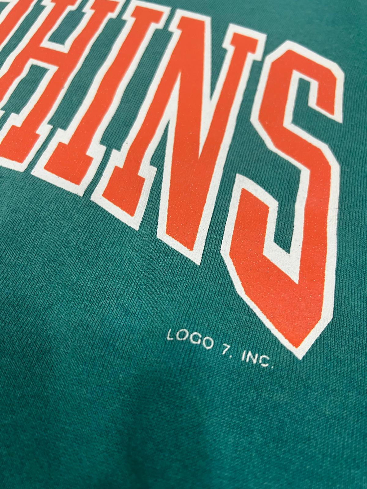 Vintage 90s Miami Dolphins NFL Sweatshirt – Tultex Made in USA XL