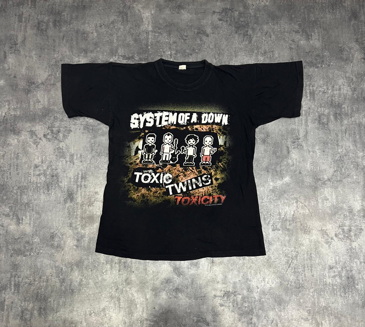 System of a Down Toxicity 2001 Vintage T-Shirt – Toxic Twins 69 / Nu Metal
