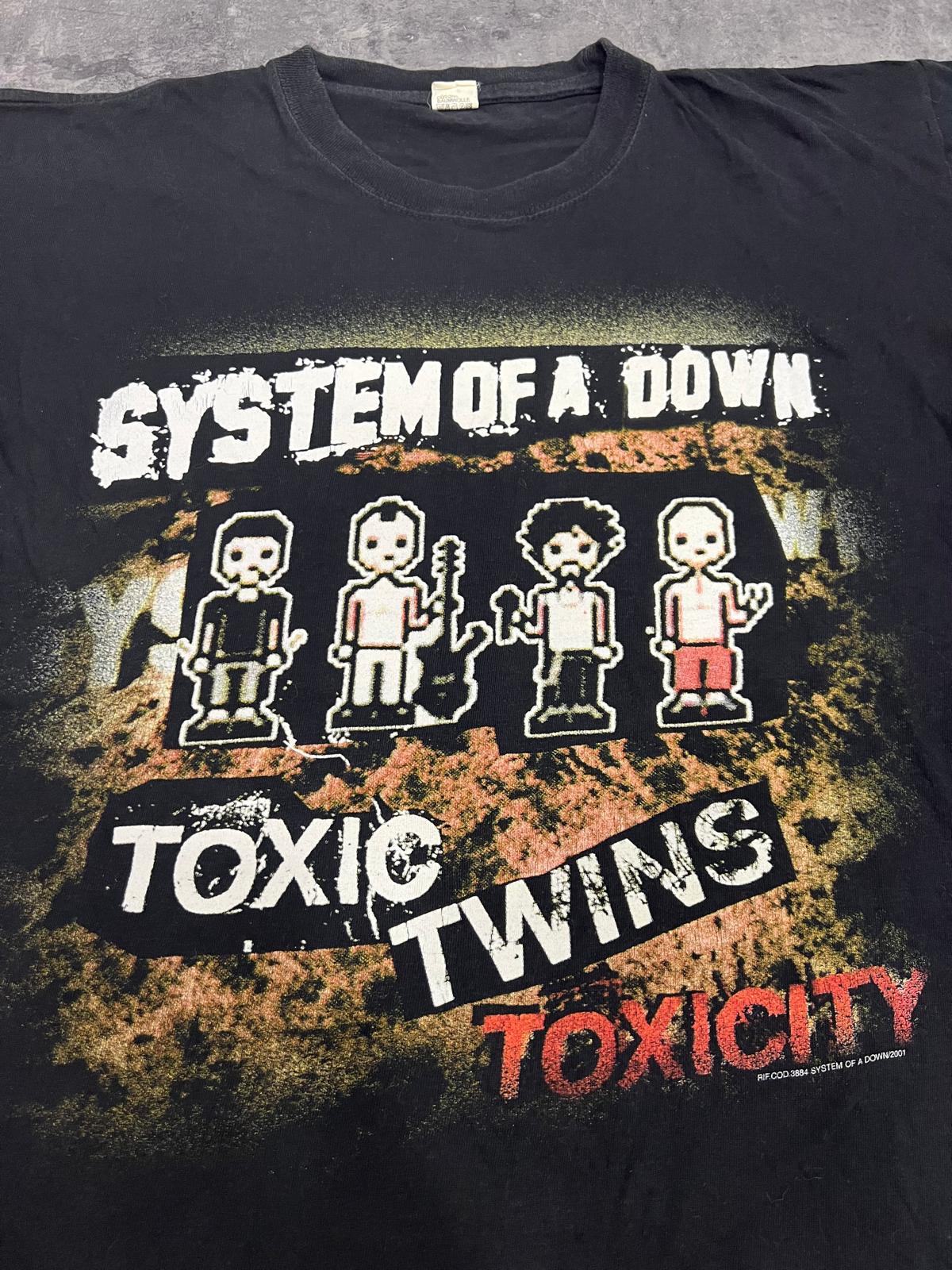 System of a Down Toxicity 2001 Vintage T-Shirt – Toxic Twins 69 / Nu Metal