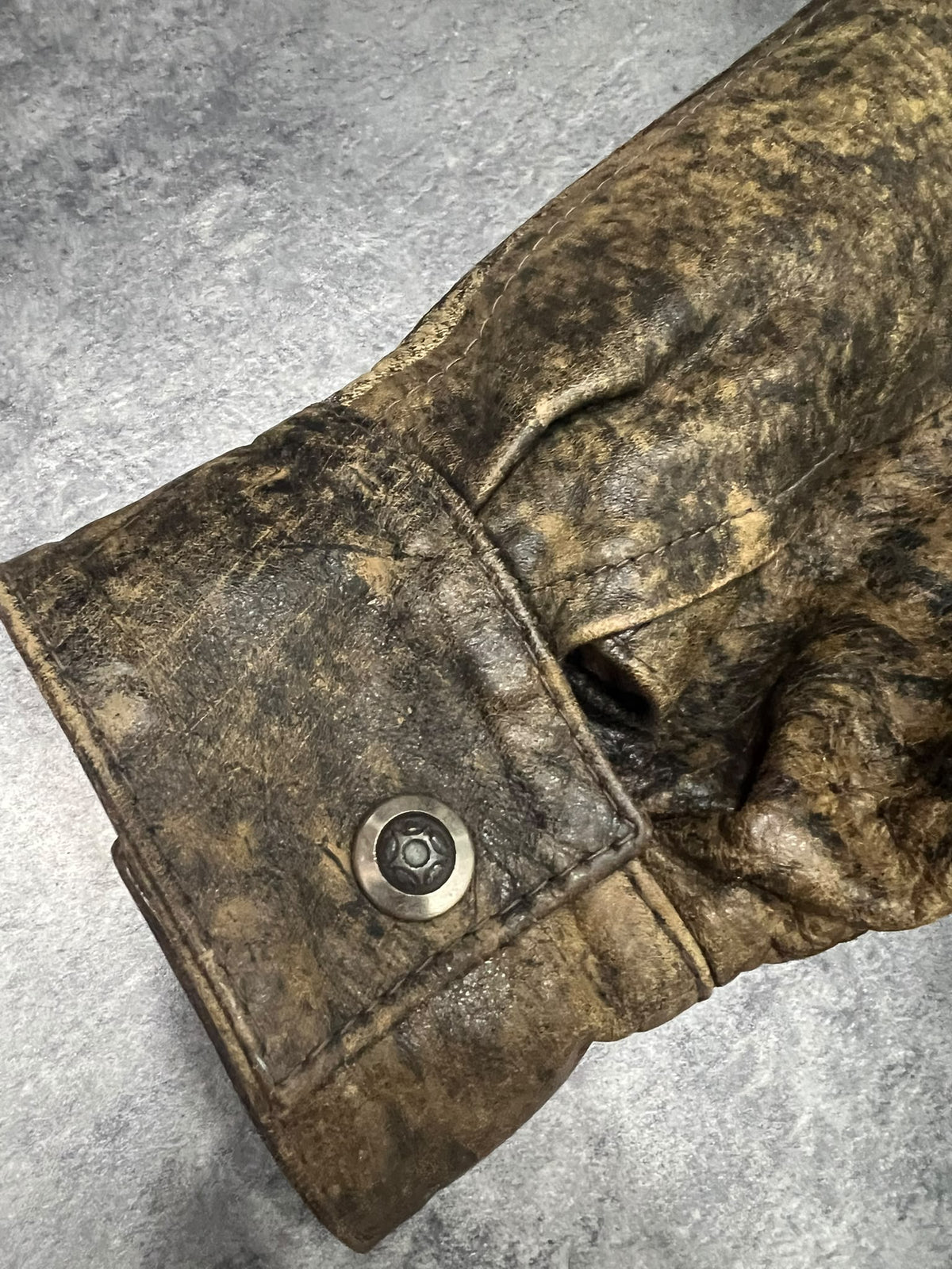 Vintage Air Force Leather Bomber Jacket – Chaqueta aviador piel vintage talla 52