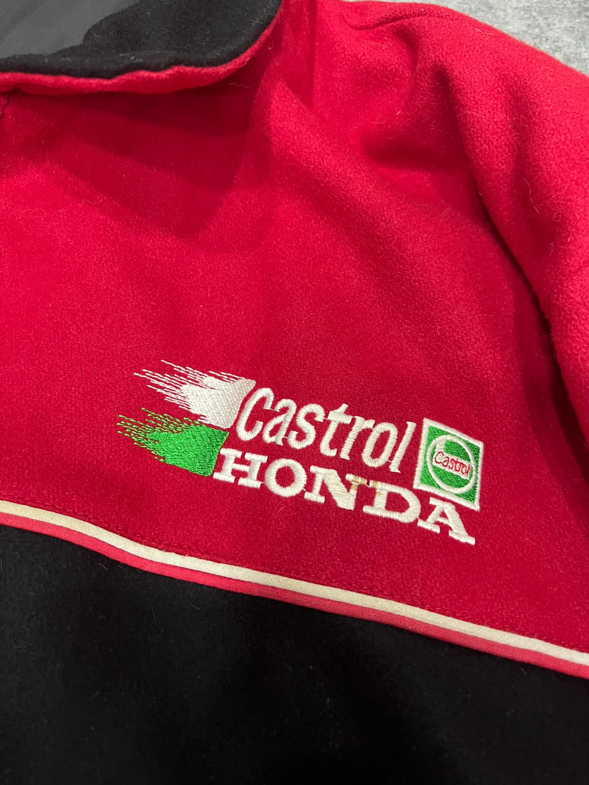 Castrol Honda HRC Vintage 90s Racing Jacket – Made in England XL
