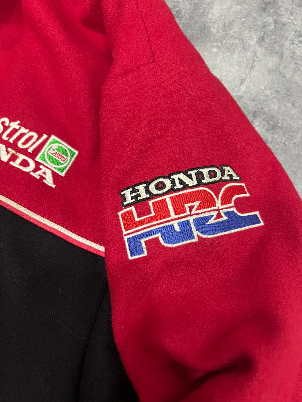 Castrol Honda HRC Vintage 90s Racing Jacket – Made in England XL