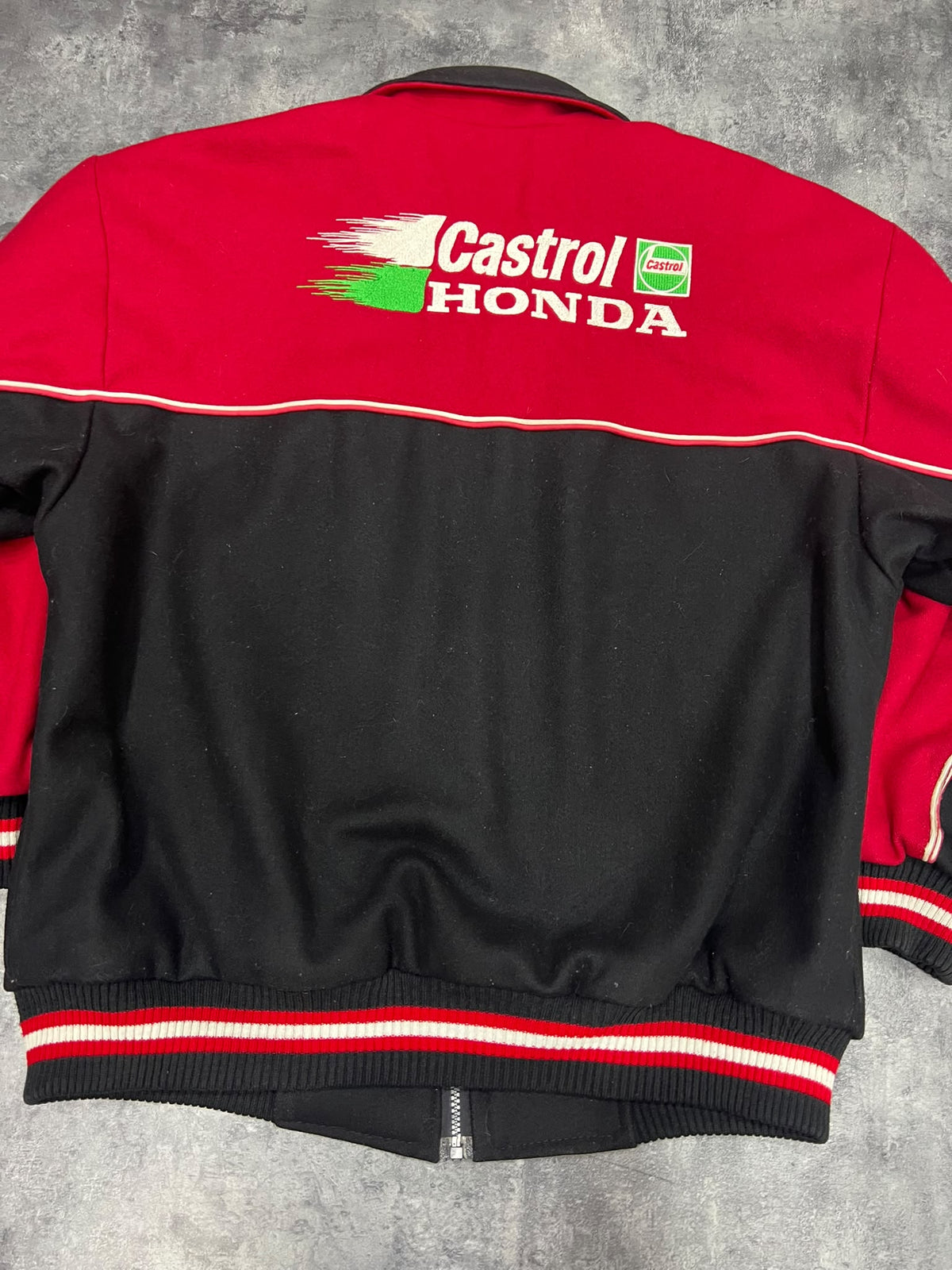 Castrol Honda HRC Vintage 90s Racing Jacket – Made in England XL