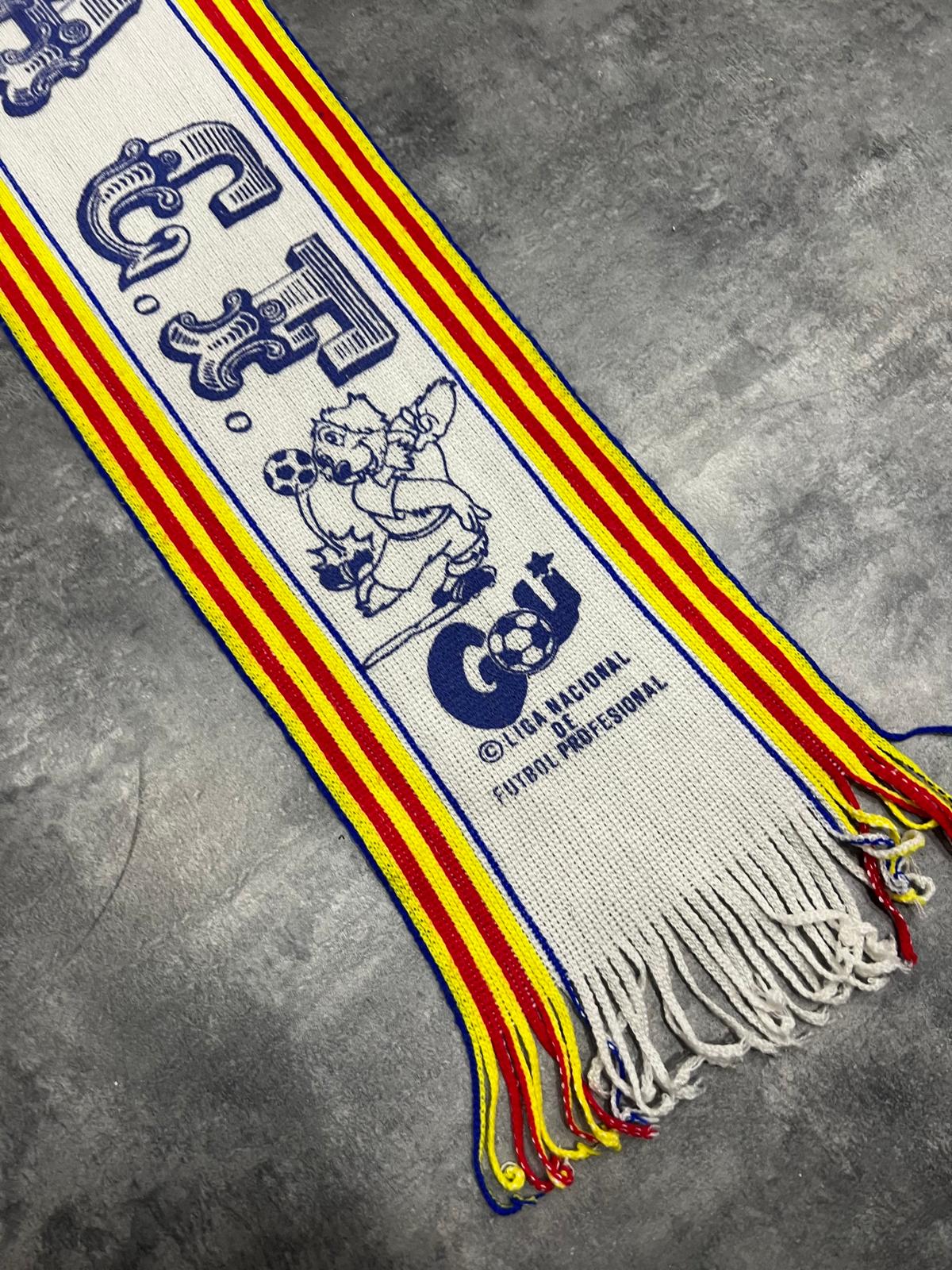 Bufanda vintage Valencia CF años 80/90 – Serigrafiada Retro Football Scarf
