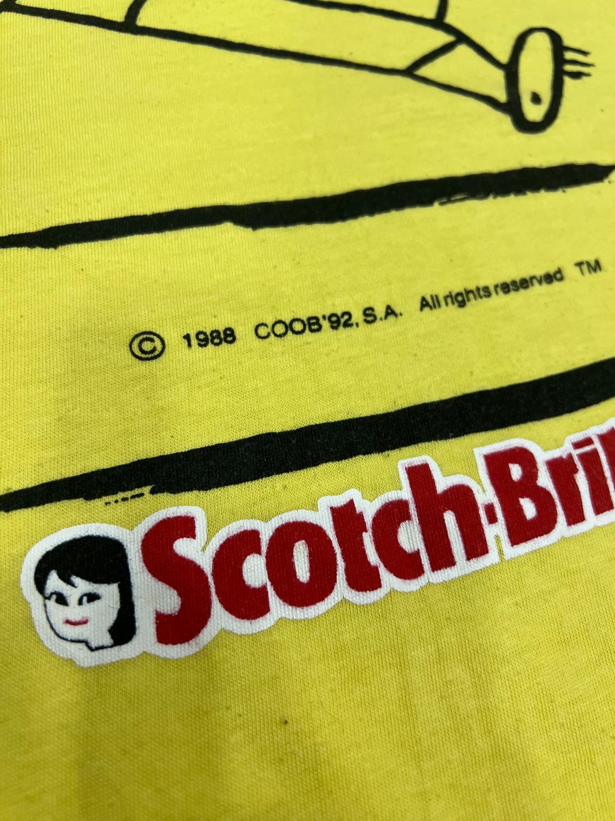 Camiseta vintage Cobi Barcelona 92 Scotch-Brite 1988 – Olympic Retro T-Shirt