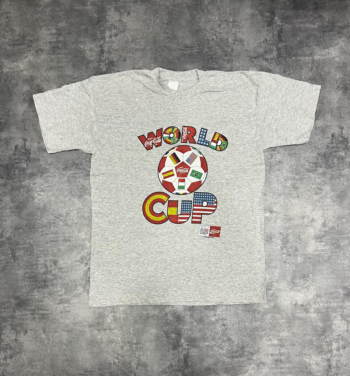 Camiseta vintage Coca-Cola Mundial USA 94 – World Cup Football 90s