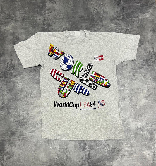 Camiseta vintage Mundial USA 94 Coca-Cola – World Cup 1994 Flags Graphic Tee