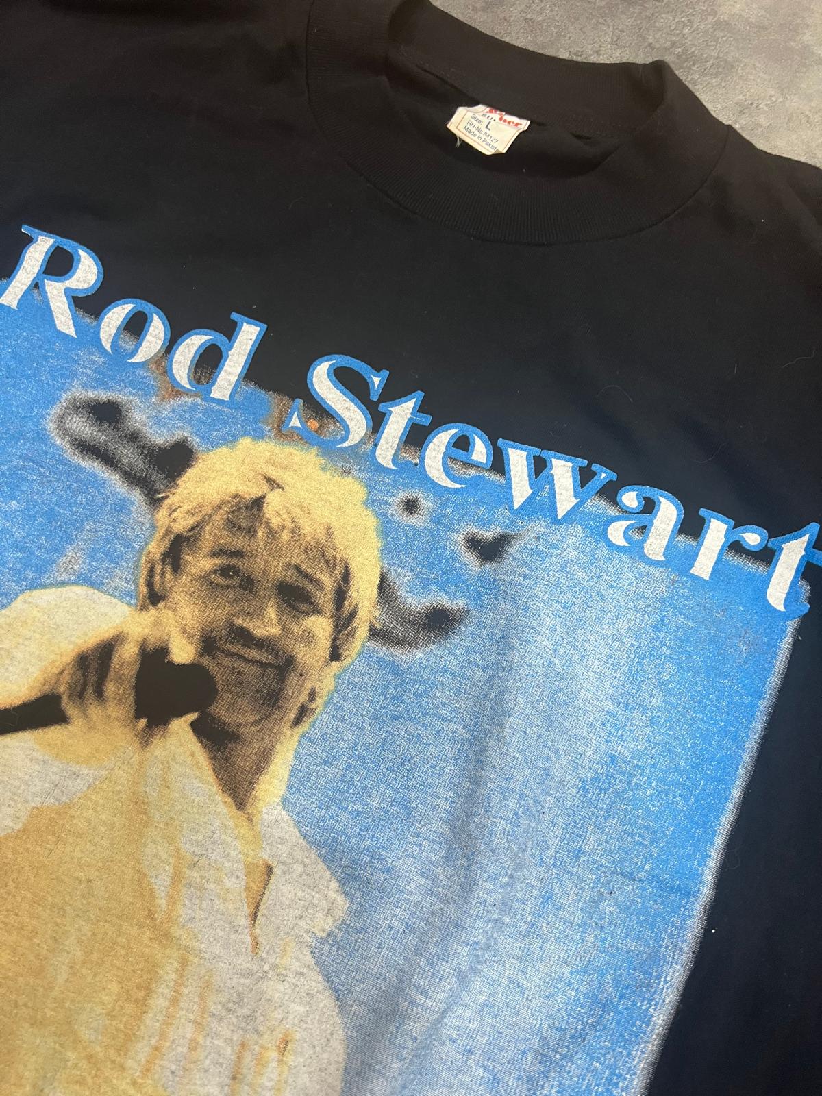 Camiseta vintage Rod Stewart Tour 1998 – Original 90s Concert Band Tee L